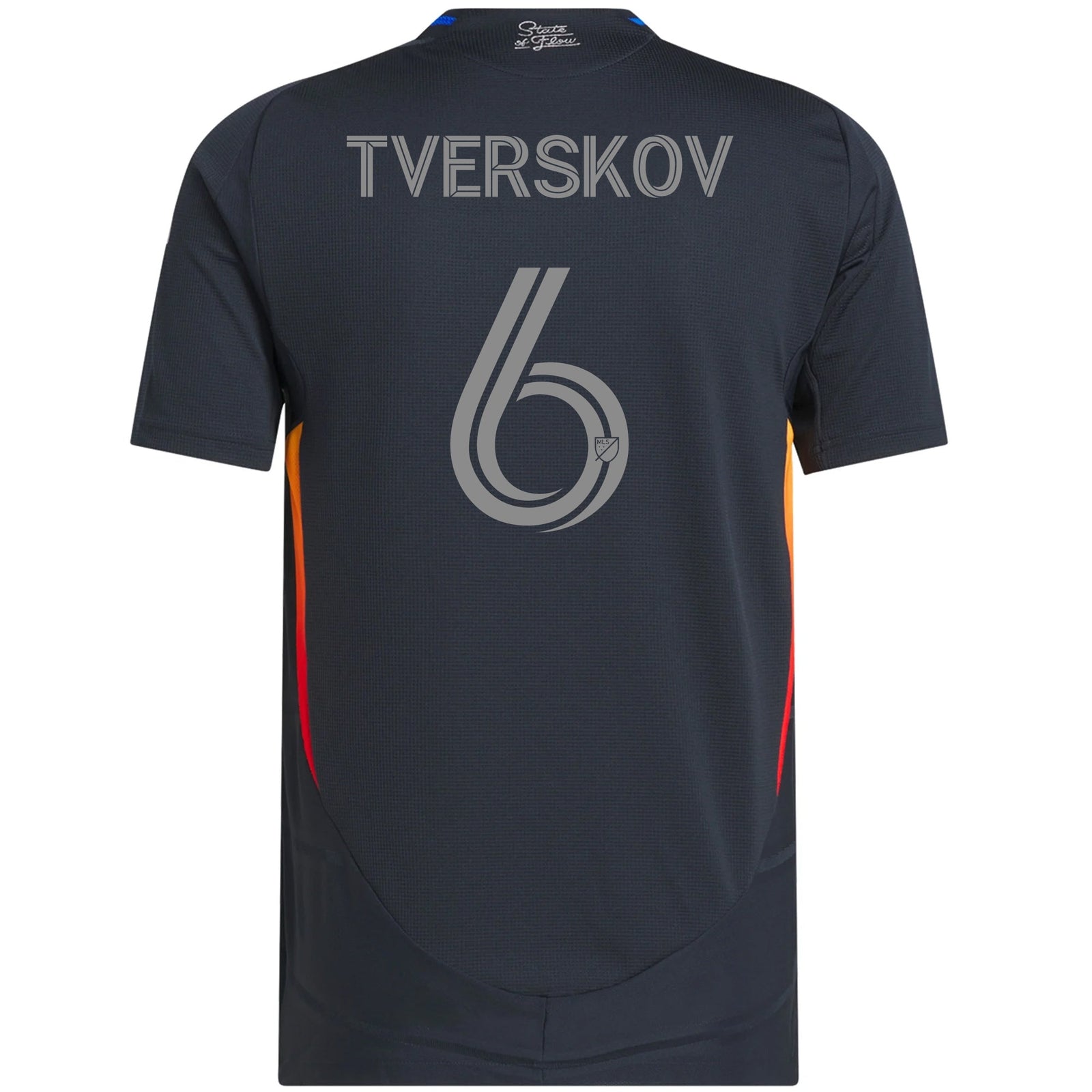 adidas Jeppe Tverskov San Diego FC Authentic Home Jersey w/ MLS + Apple TV Patches 25/26 (Night Navy) | SoccerWearhouse