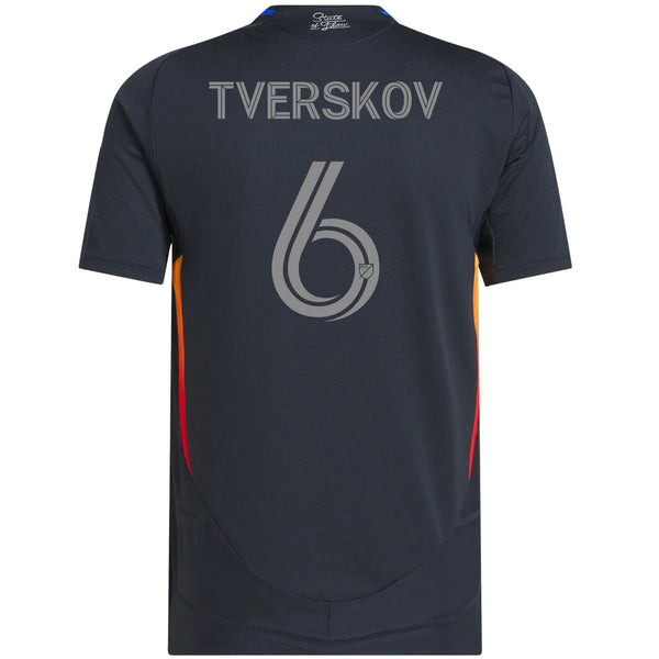 adidas Jeppe Tverskov San Diego FC Authentic Home Jersey w/ MLS + Appl