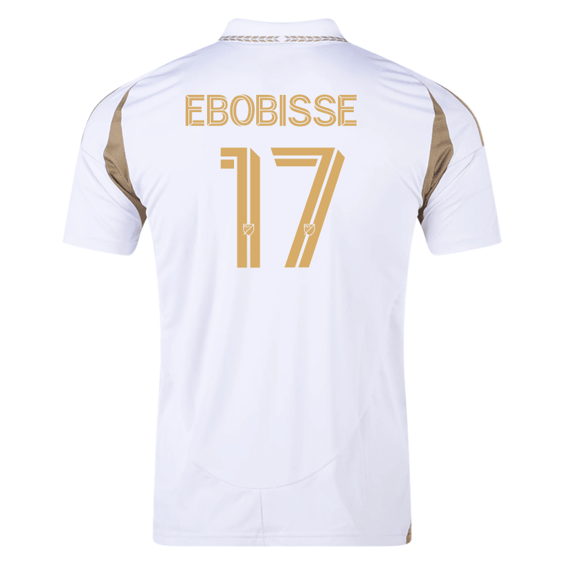 adidas Jeremy Ebobisse LAFC Away Jersey 25/26 (White/Gold) | SoccerWearhouse