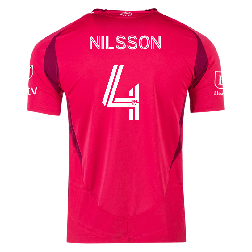 adidas Joakim Nilsson St. Louis FC Authentic Home Jersey 25/26 (Power Pink) | SoccerWearhouse