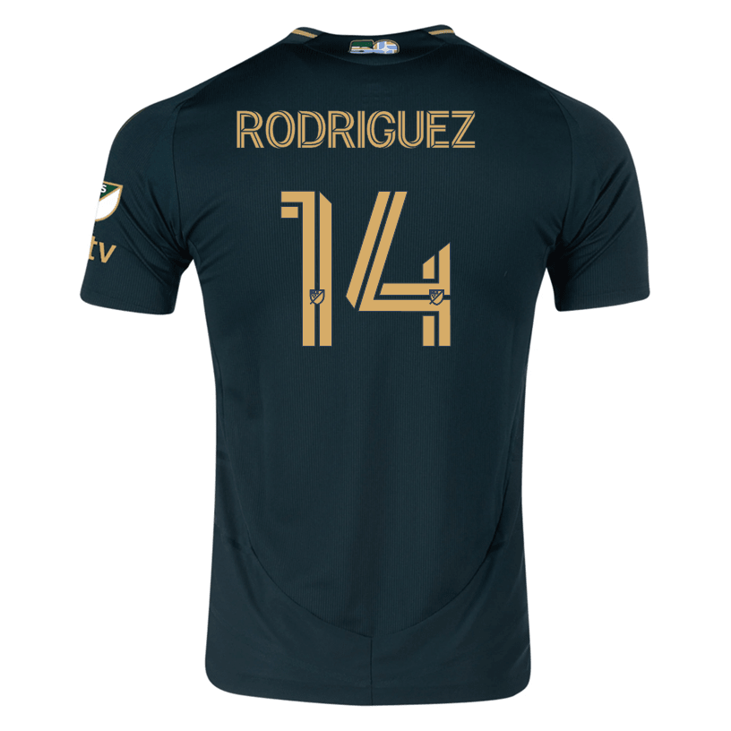 adidas Jonathan Rodriguez Portland Timbers Authentic Home Jersey w/ MLS & Apple Patch 25/26 (Green/Gold) | SoccerWearhouse