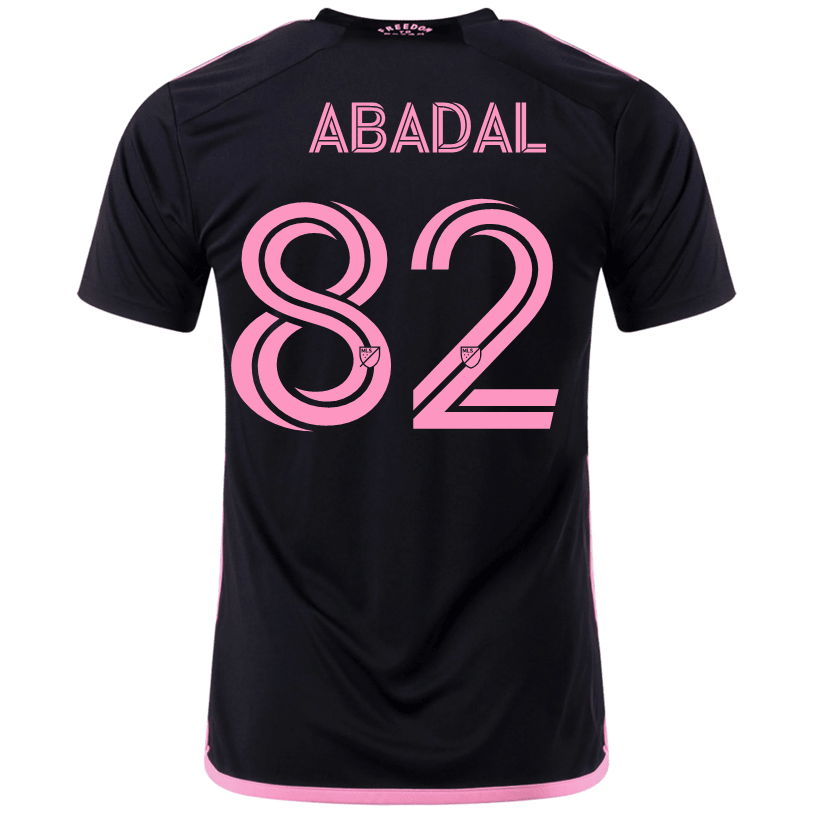 adidas José Casas de Abadal Inter Miami Away Jersey 23/24 (Black/True Pink) | SoccerWearhouse