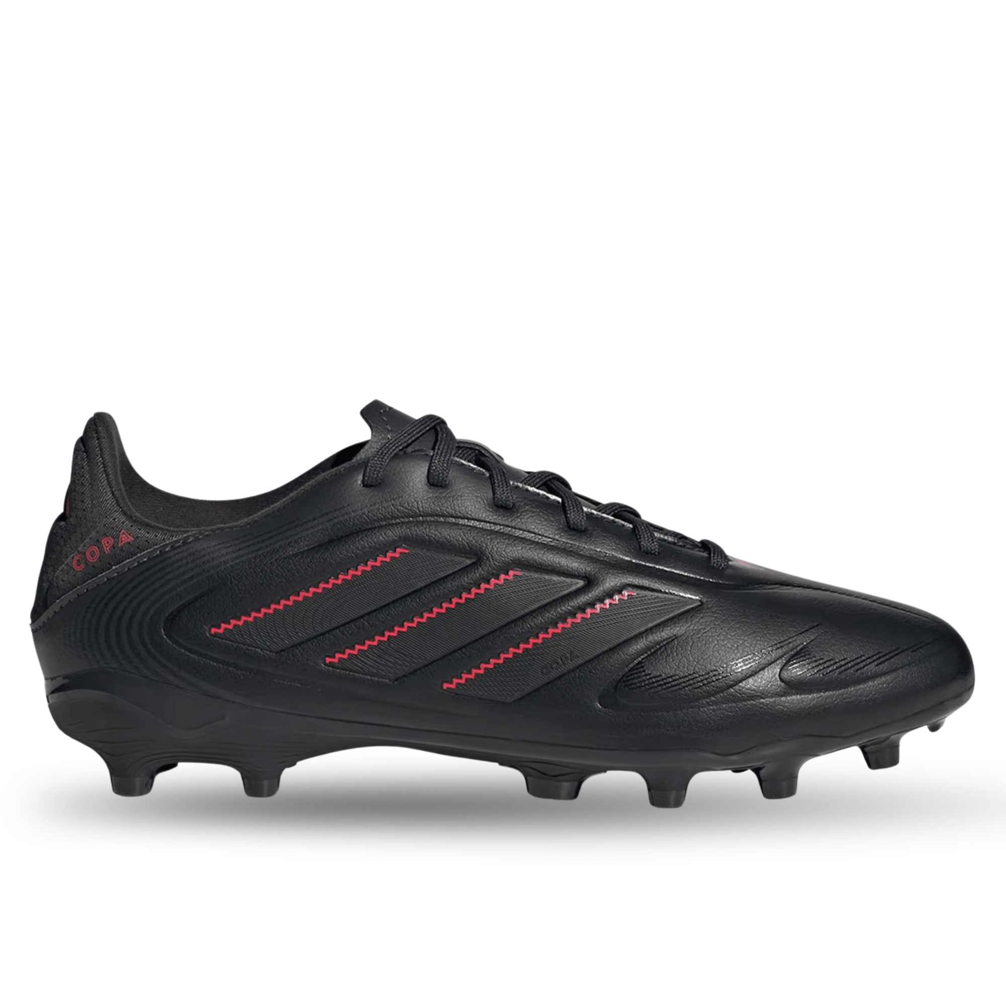 adidas Jr. Copa Pure III League FG/MG Soccer Cleats (Black/Carbon/Luci