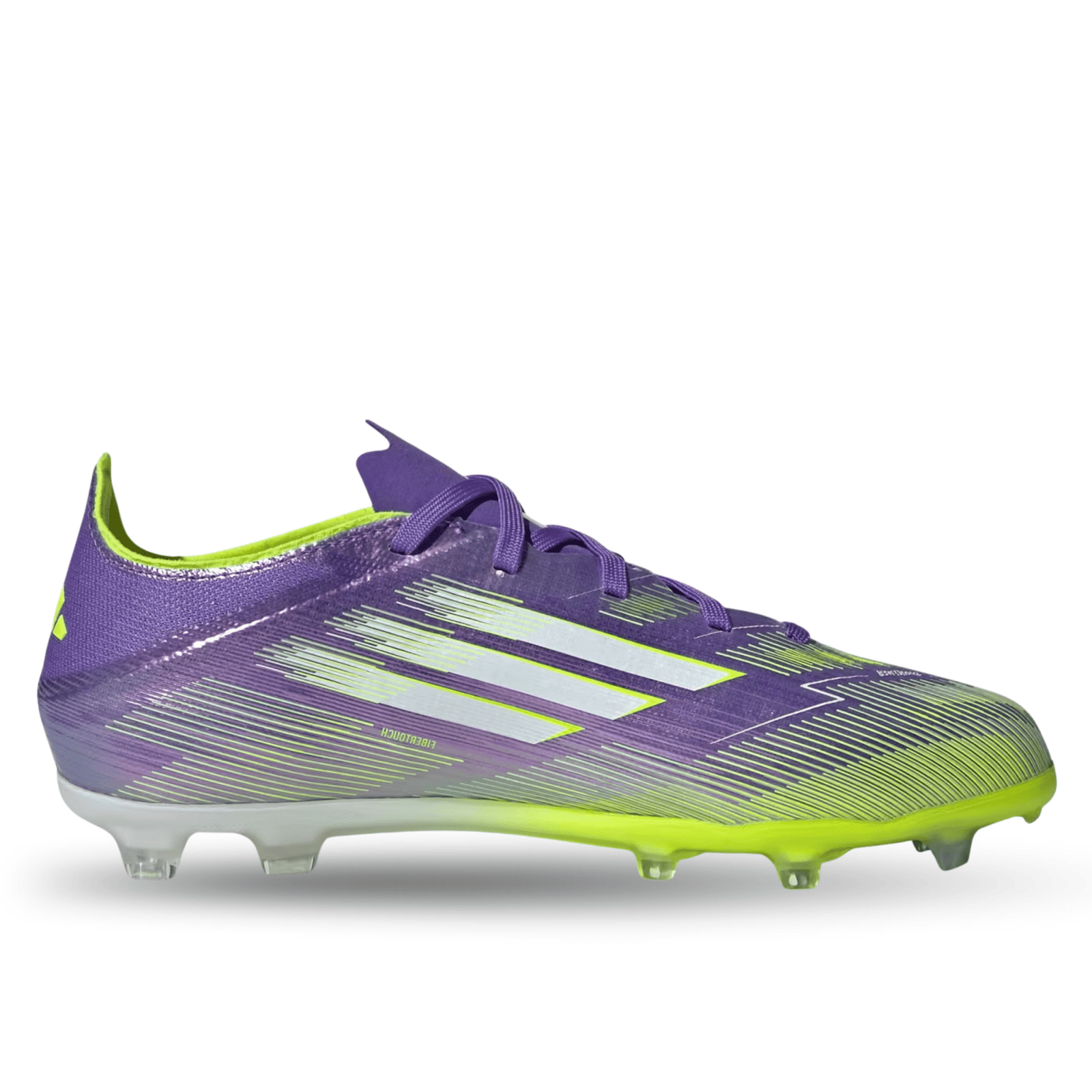 adidas Jr. F50 Elite FG Soccer Cleats (Purple Rush/Lucid Lemon) | SoccerWearhouse