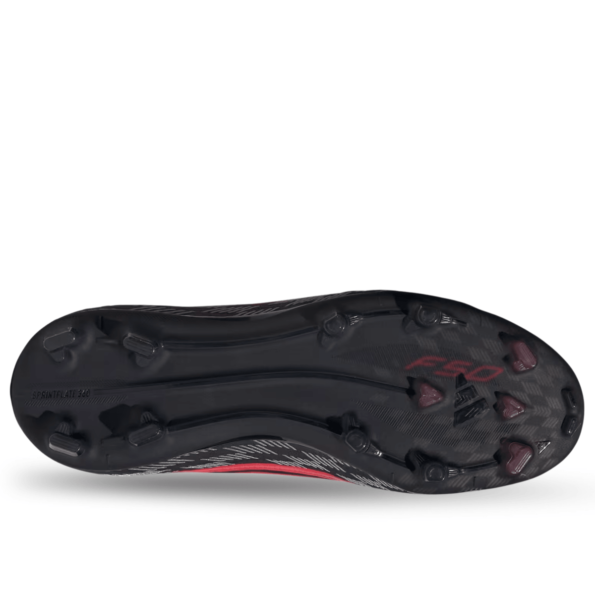 adidas Jr. F50 Elite Firm Ground Soccer Cleats (Black/Lucid Red) | SoccerWearhouse