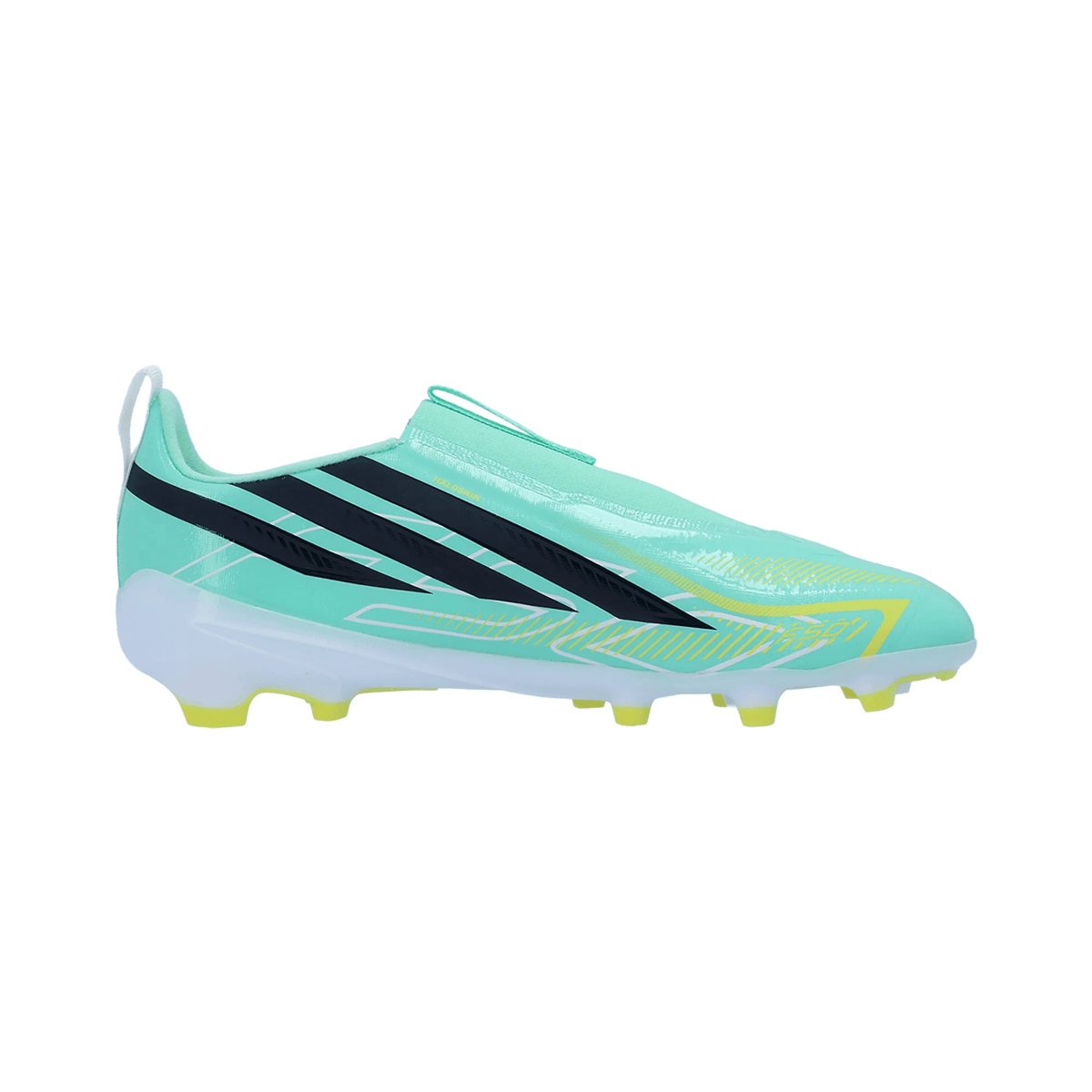 adidas Jr. F50 Hyperfast League Firm Ground Soccer Cleats (Pulse Midnight/Night Navy) | SoccerWearhouse