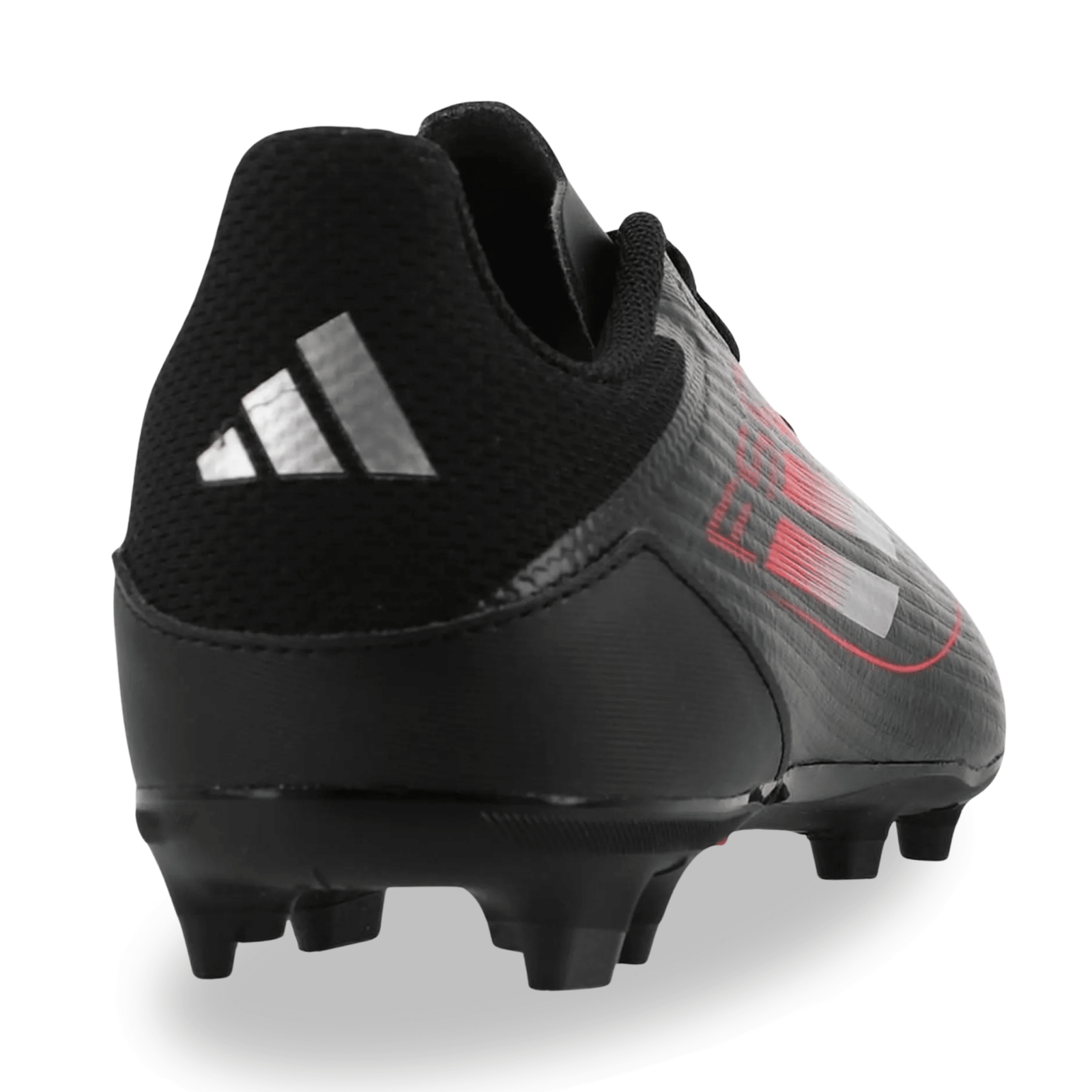 adidas Jr. F50 League FG/MG Soccer Cleats (Black/Iron Metallic/Lucid Red) | SoccerWearhouse