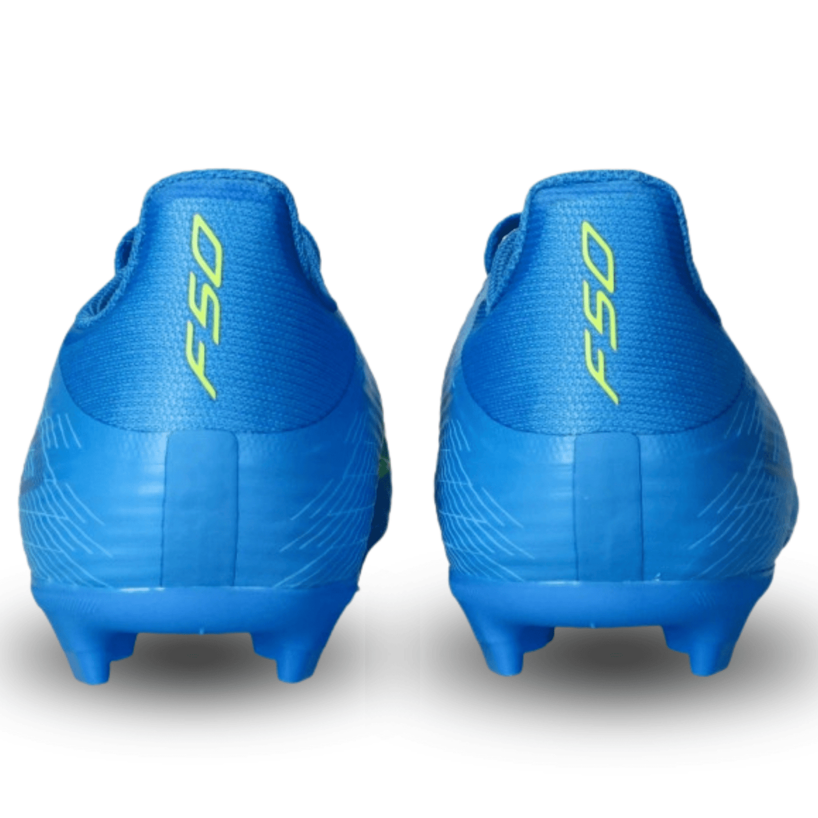 adidas Jr. F50 League FG/MG Soccer Cleats (Blue/Solar Yellow) | SoccerWearhouse
