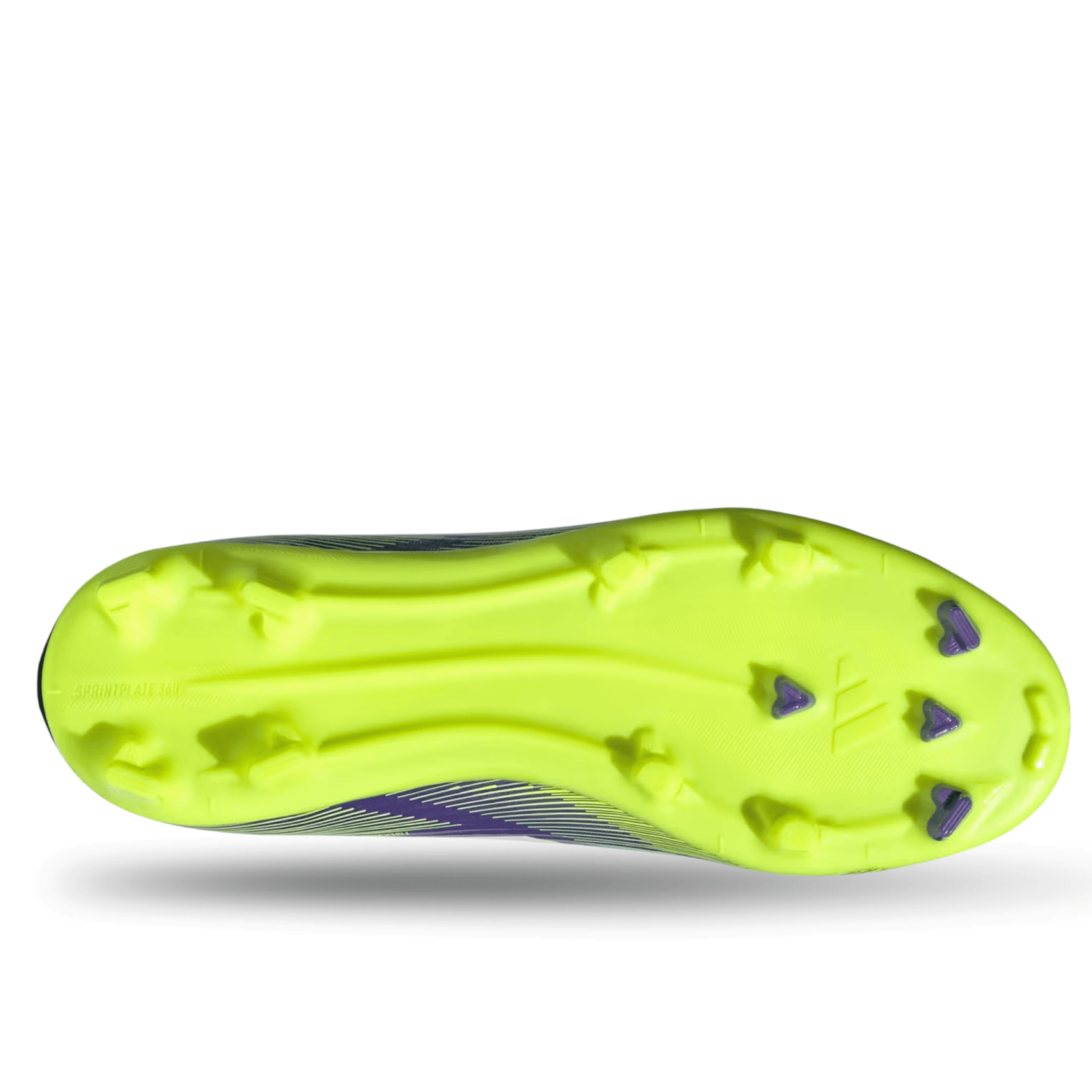 adidas Jr. F50 League Laceless Firm Ground/Multi Ground Soccer Shoes (Purple Rush/Lucid Lemon) | SoccerWearhouse