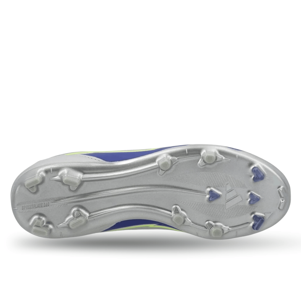 adidas Jr. F50 Messi Elite FG Soccer Cleats (Silver Metallic/Lucid Blue) | SoccerWearhouse
