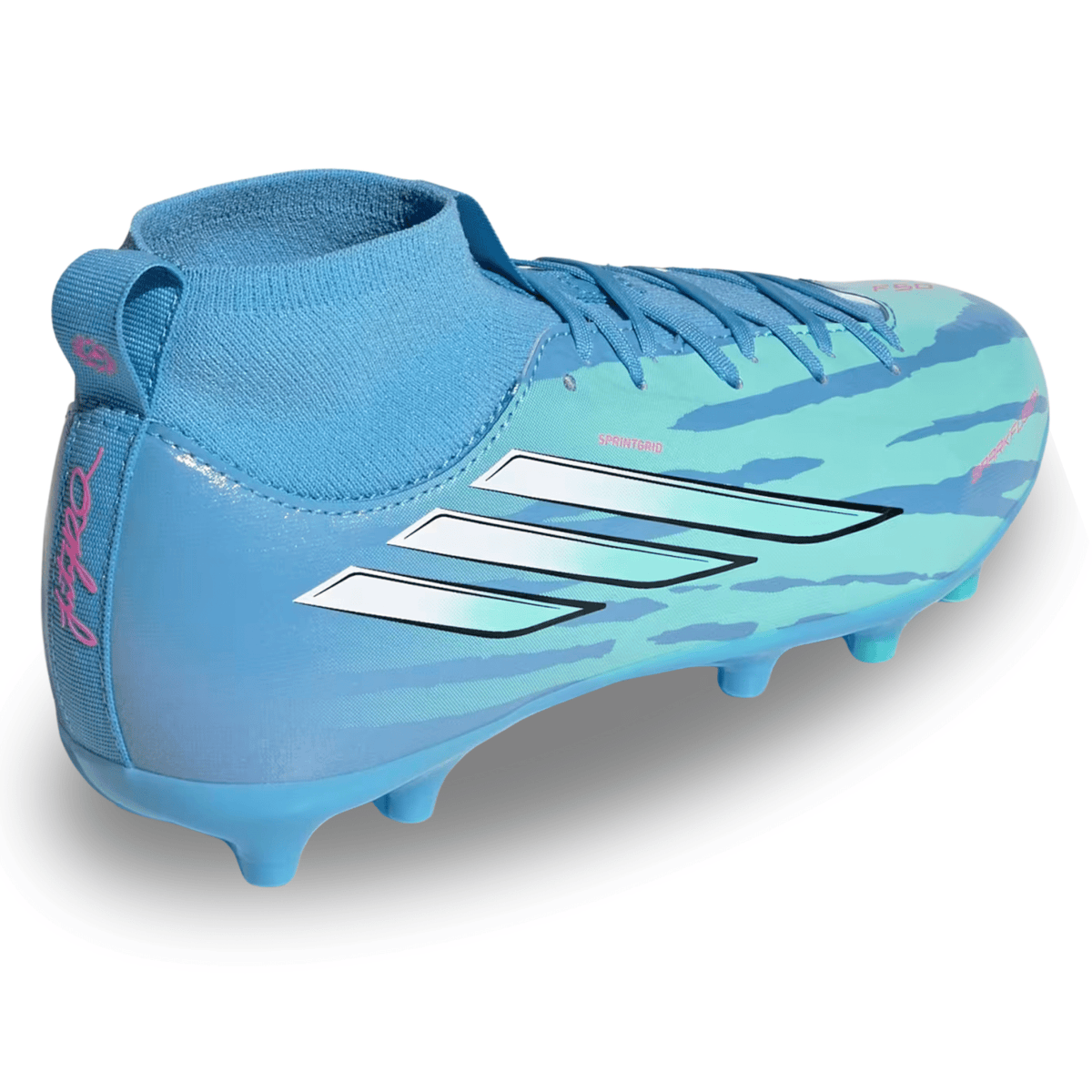 adidas Jr. F50 Sparkfusion League FG/MG Soccer Cleats (Blue) | SoccerWearhouse
