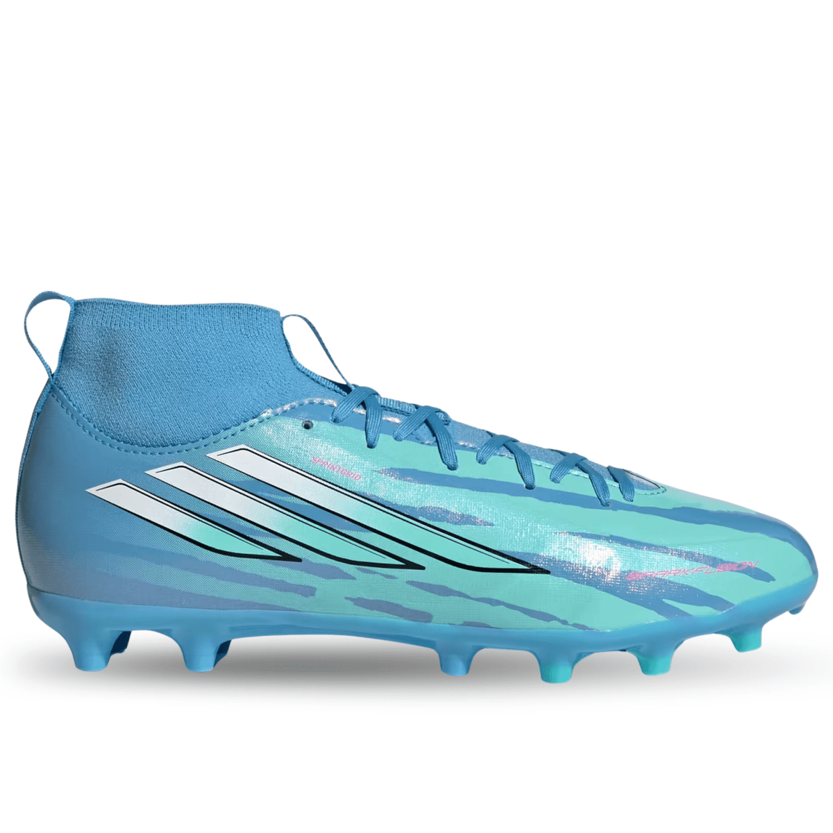 adidas Jr. F50 Sparkfusion League FG/MG Soccer Cleats (Blue) | SoccerWearhouse