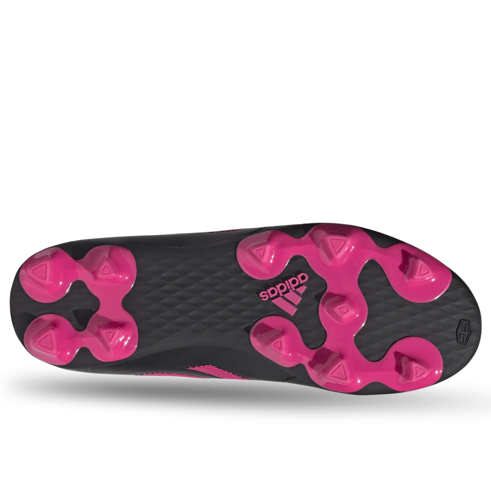 adidas Jr. Goletto VIII Firm Ground Soccer Cleats (Black/Team Shock Pink) | SoccerWearhouse