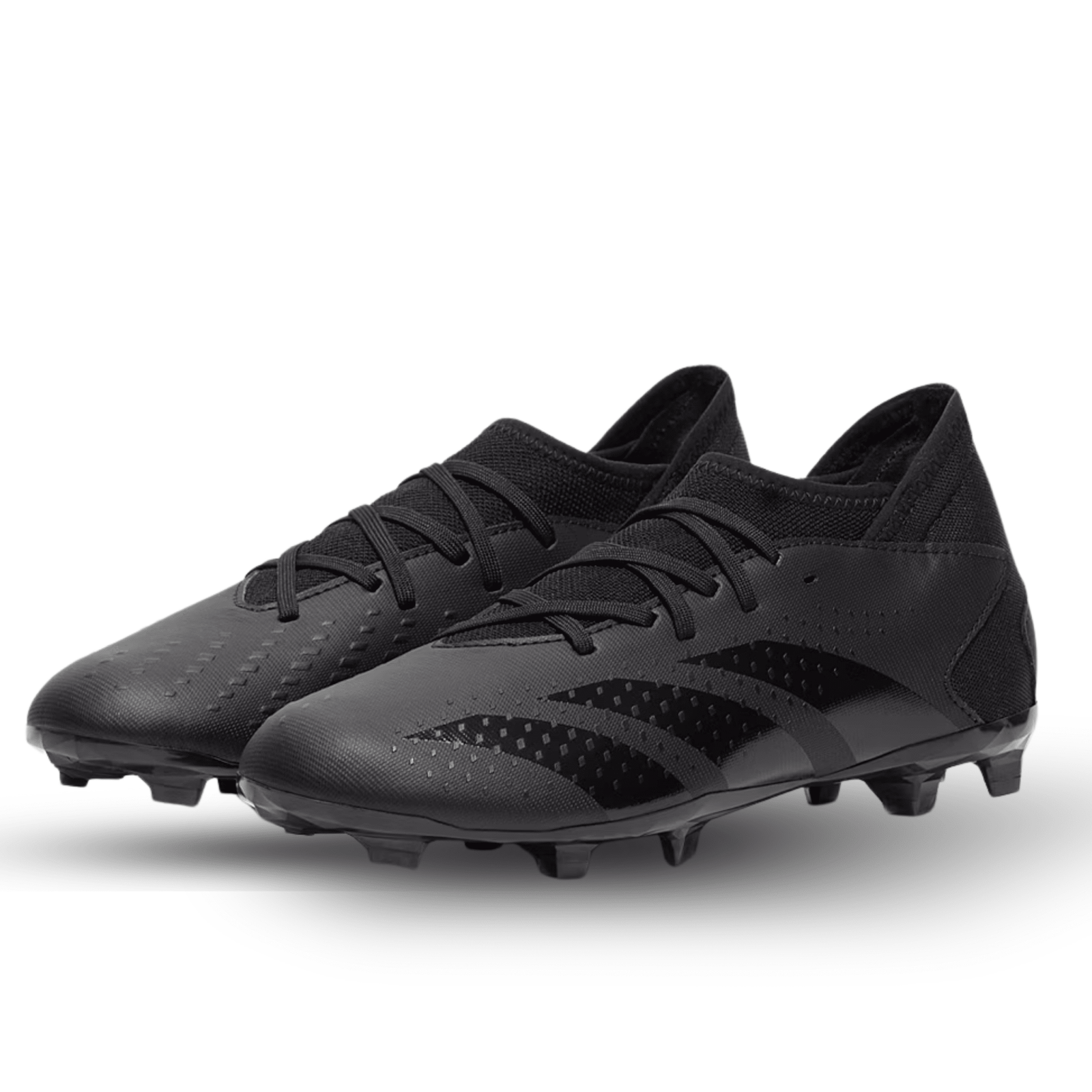 adidas Jr. Predator Accuracy.3 Firm Ground Soccer Cleats (Core Black) | SoccerWearhouse