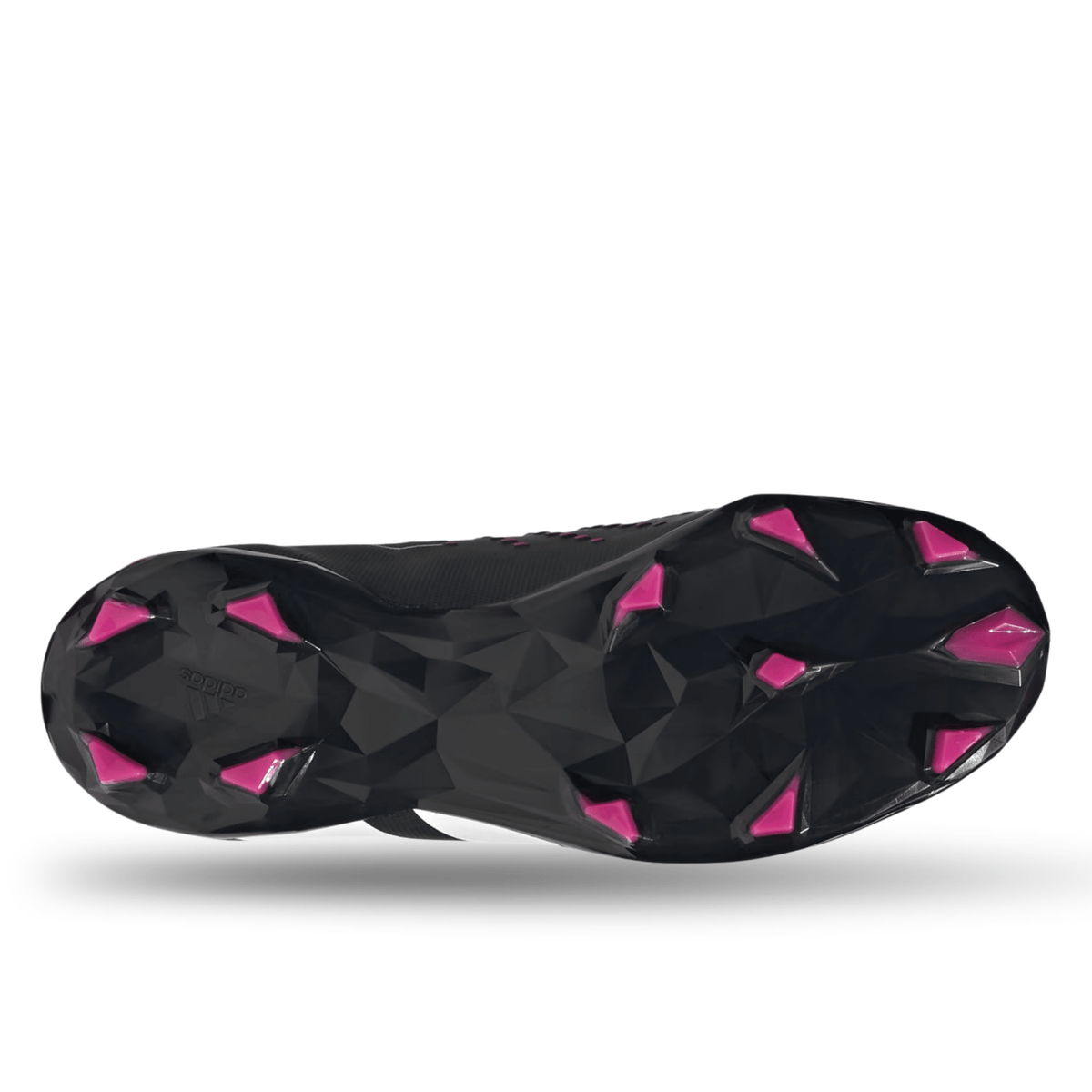 adidas Jr. Predator Accuracy.3 Firm Ground Soccer Cleats (Core Black/Team Shock Pink) | SoccerWearhouse