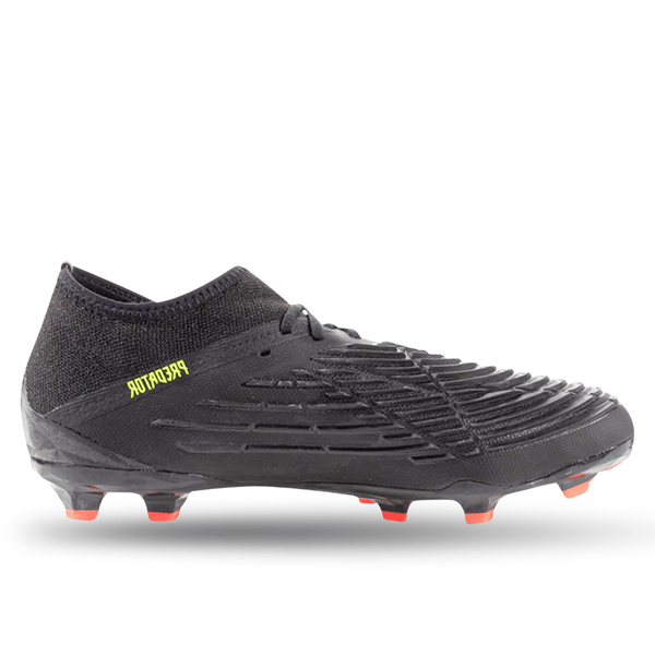 adidas Jr. Predator Edge.1 FG Soccer Cleats (Core Black/Solar Yellow)