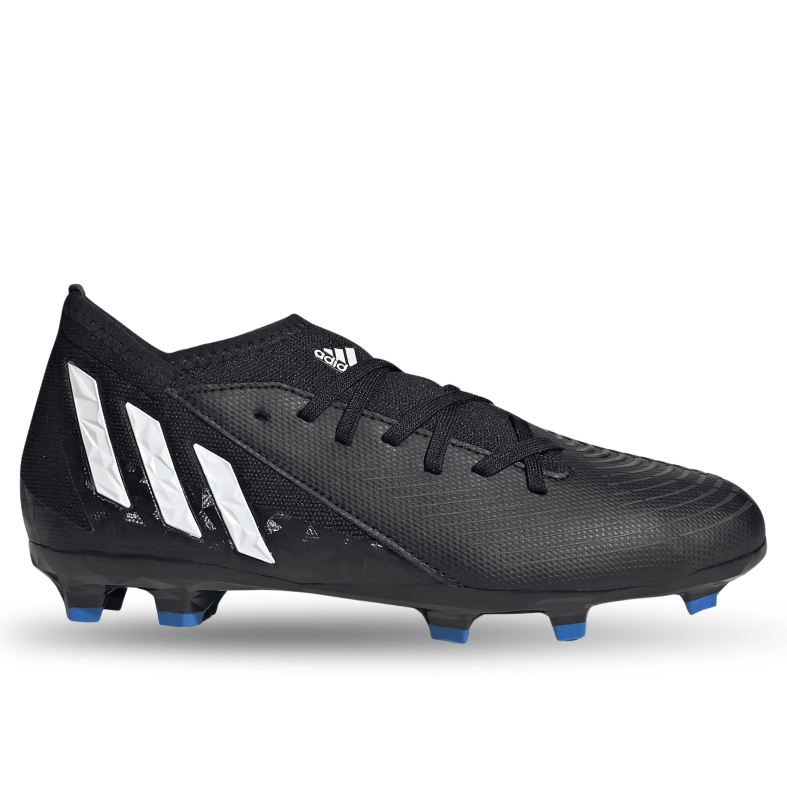 adidas Jr. Predator Edge.3 FG Soccer Cleats (Core Black) | SoccerWearhouse