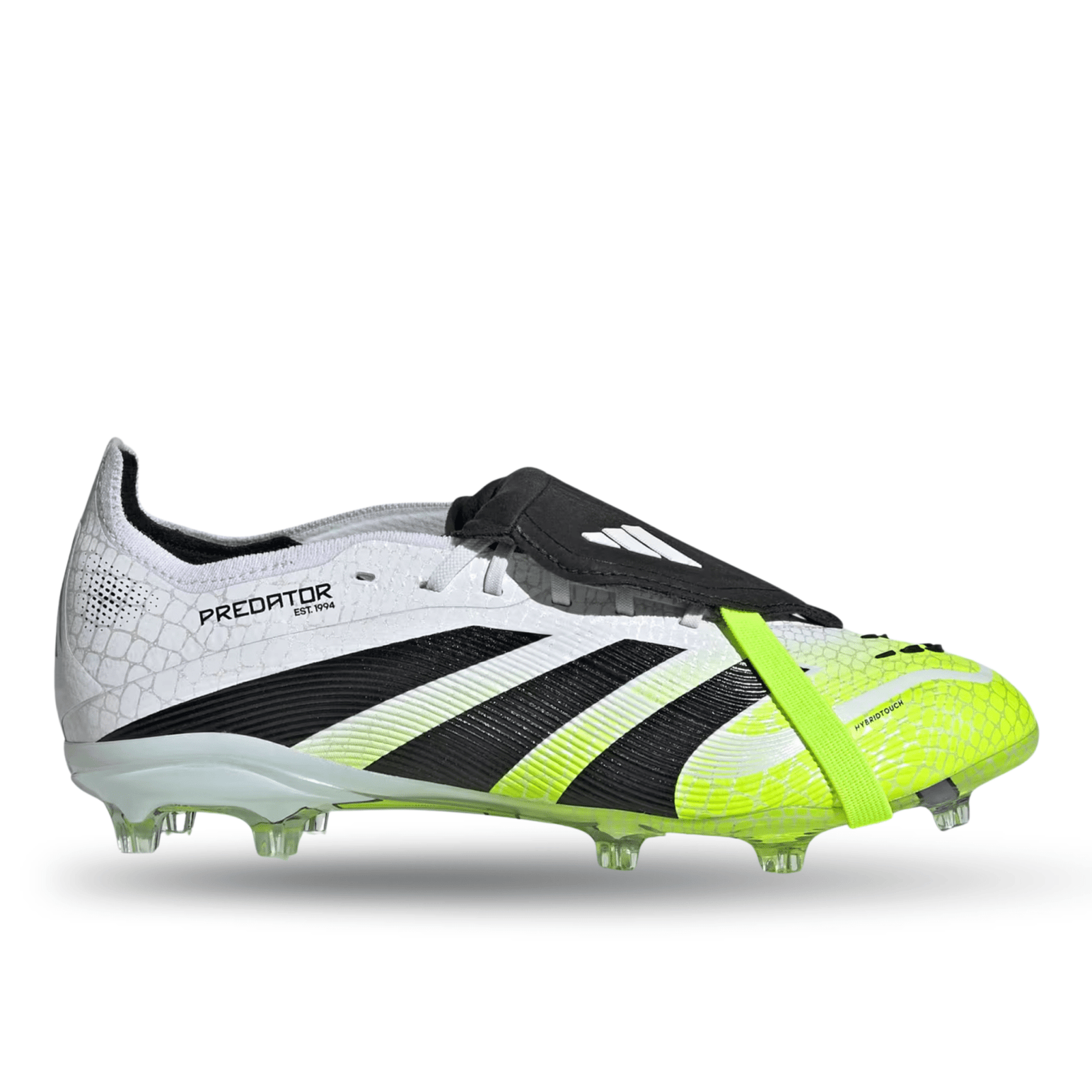 adidas Jr. Predator Elite FG Soccer Cleats (White/Lucid Lemon) | SoccerWearhouse