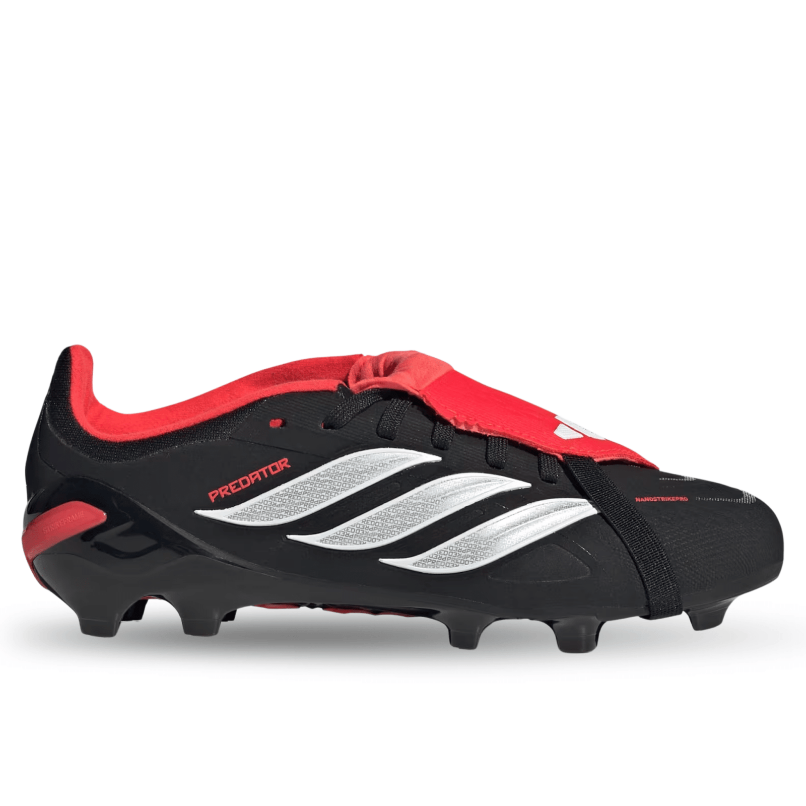 adidas Jr. Predator Elite FT Firm Ground Soccer Cleats (Black/White/Lucid Red) | SoccerWearhouse