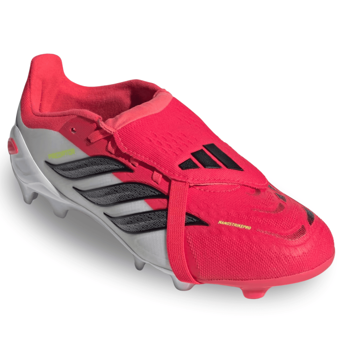 adidas Jr. Predator Elite FT Firm Ground Soccer Cleats (Lucid Red/Black/White) | SoccerWearhouse