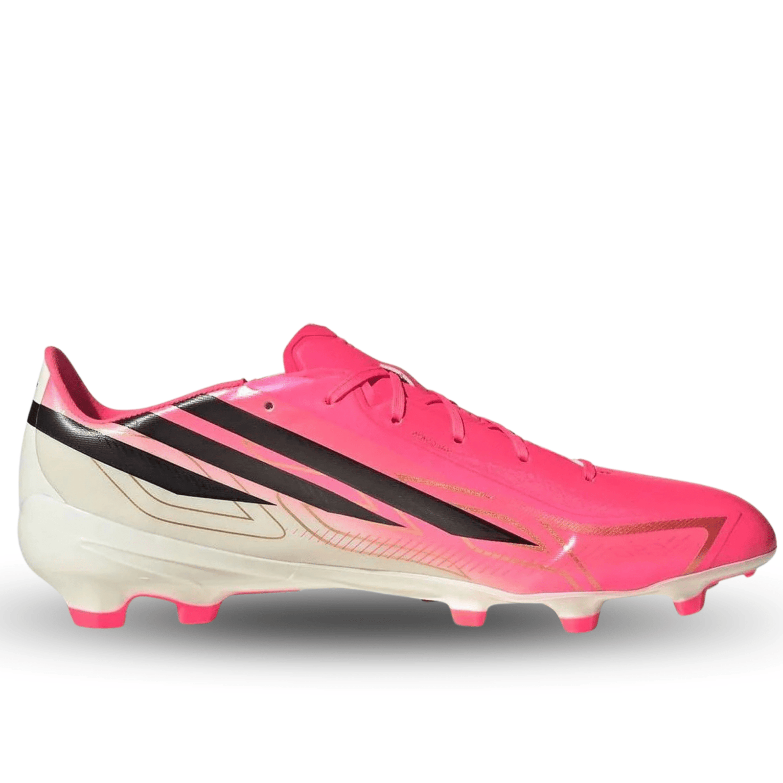 adidas Jr. Predator League FT FG Soccer Cleats (White/Black/Pink) | SoccerWearhouse