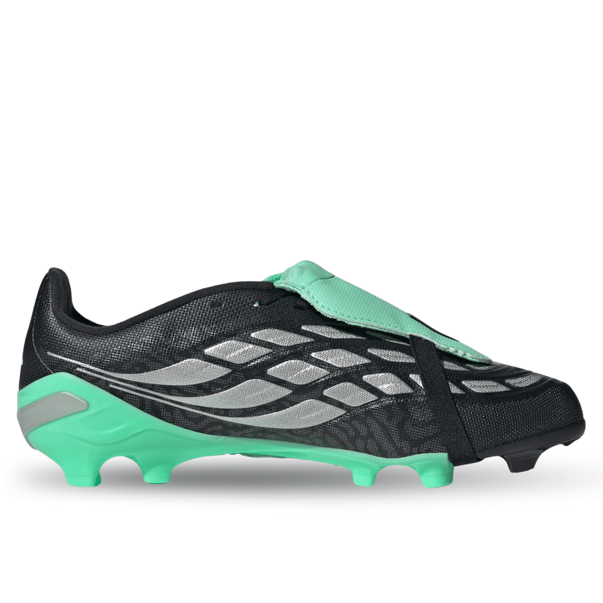 adidas Jr. Predator League FT Firm Ground Soccer Cleats (Aqua/Lemon) | SoccerWearhouse
