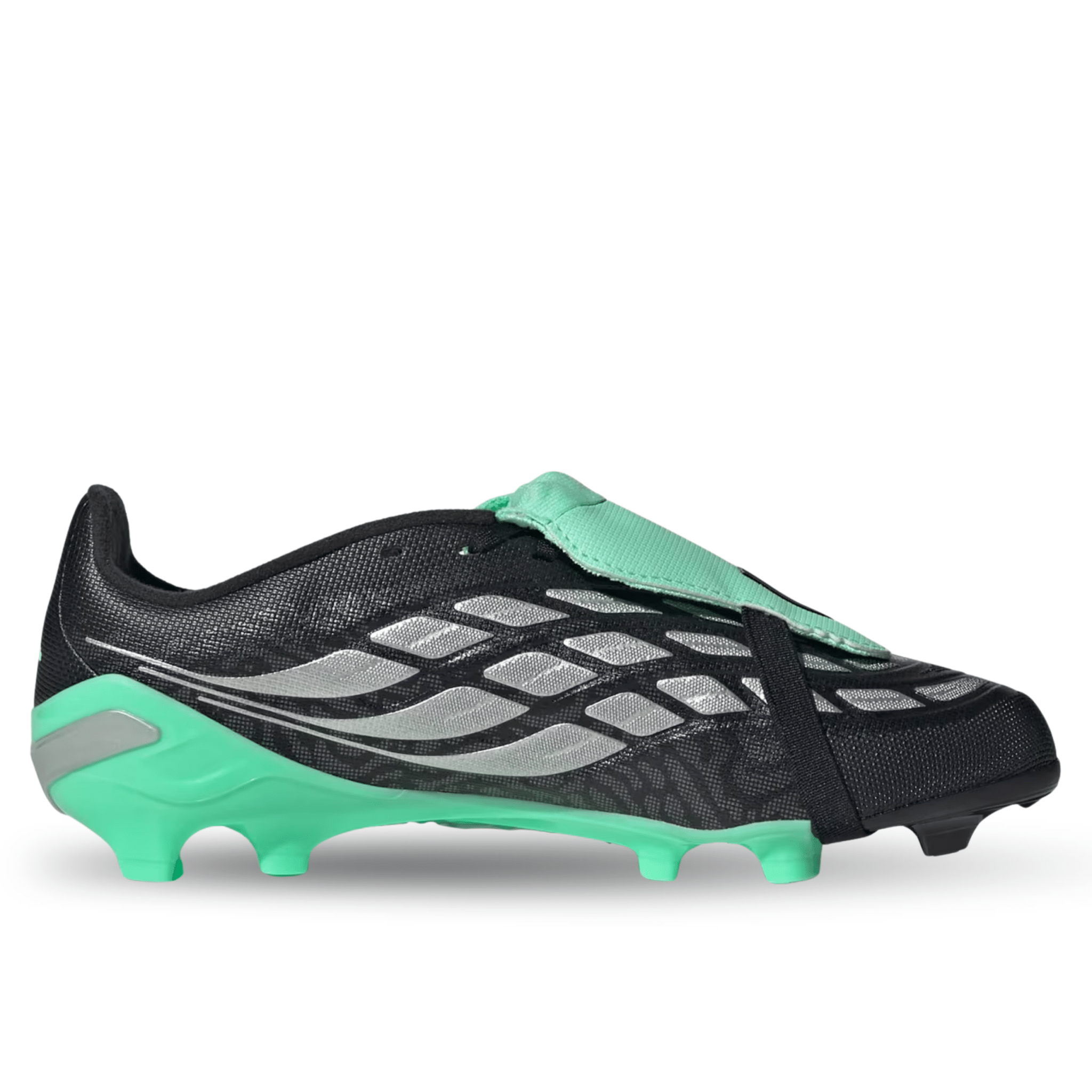 adidas Jr. Predator League FT Firm Ground Soccer Cleats (Aqua/Lemon)