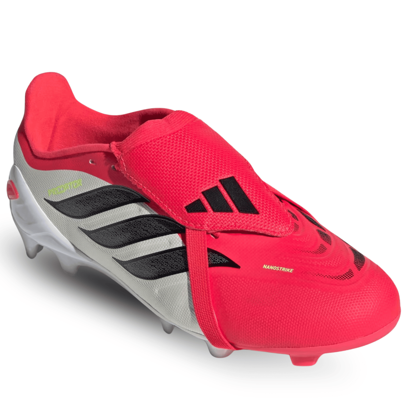 adidas Jr. Predator League FT Firm Ground Soccer Cleats (Lucid Red/Black/White) | SoccerWearhouse