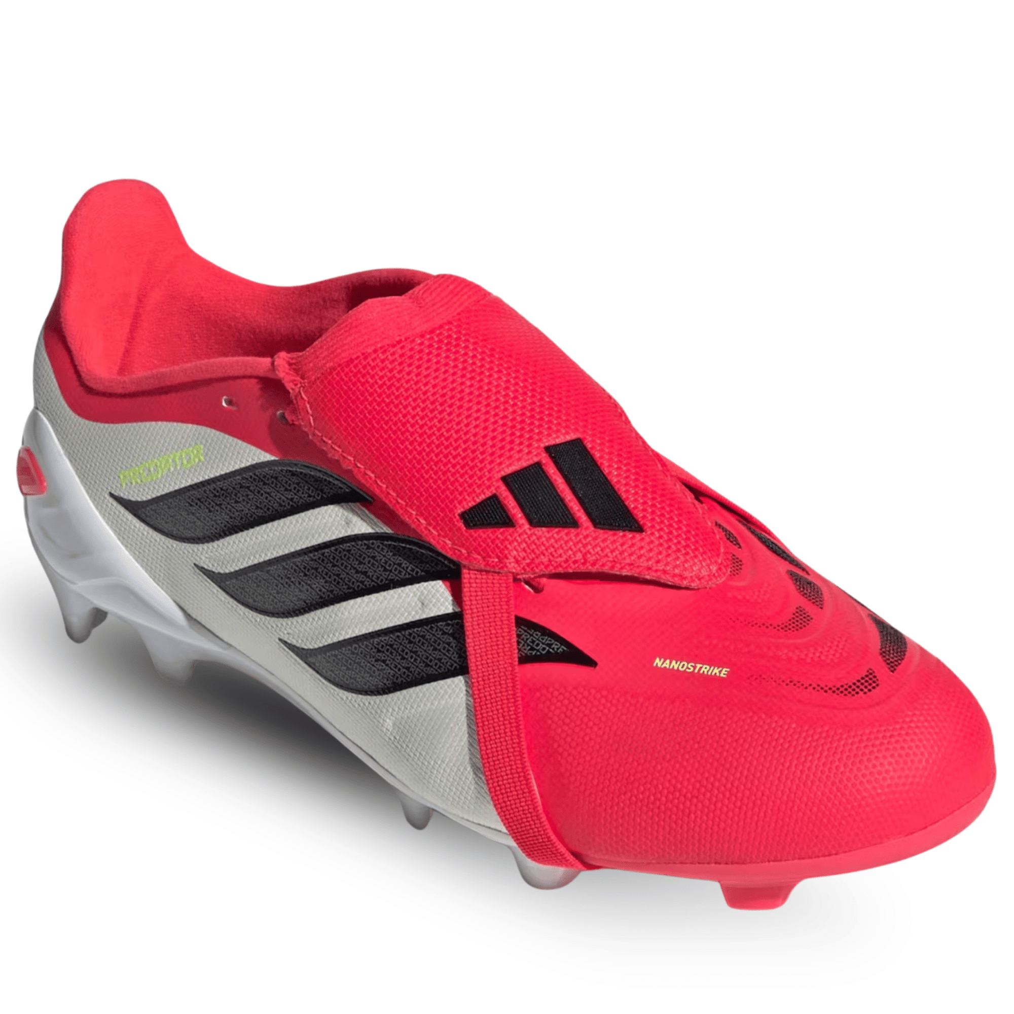 adidas Jr. Predator League FT Firm Ground Soccer Cleats (Lucid Red/Bla