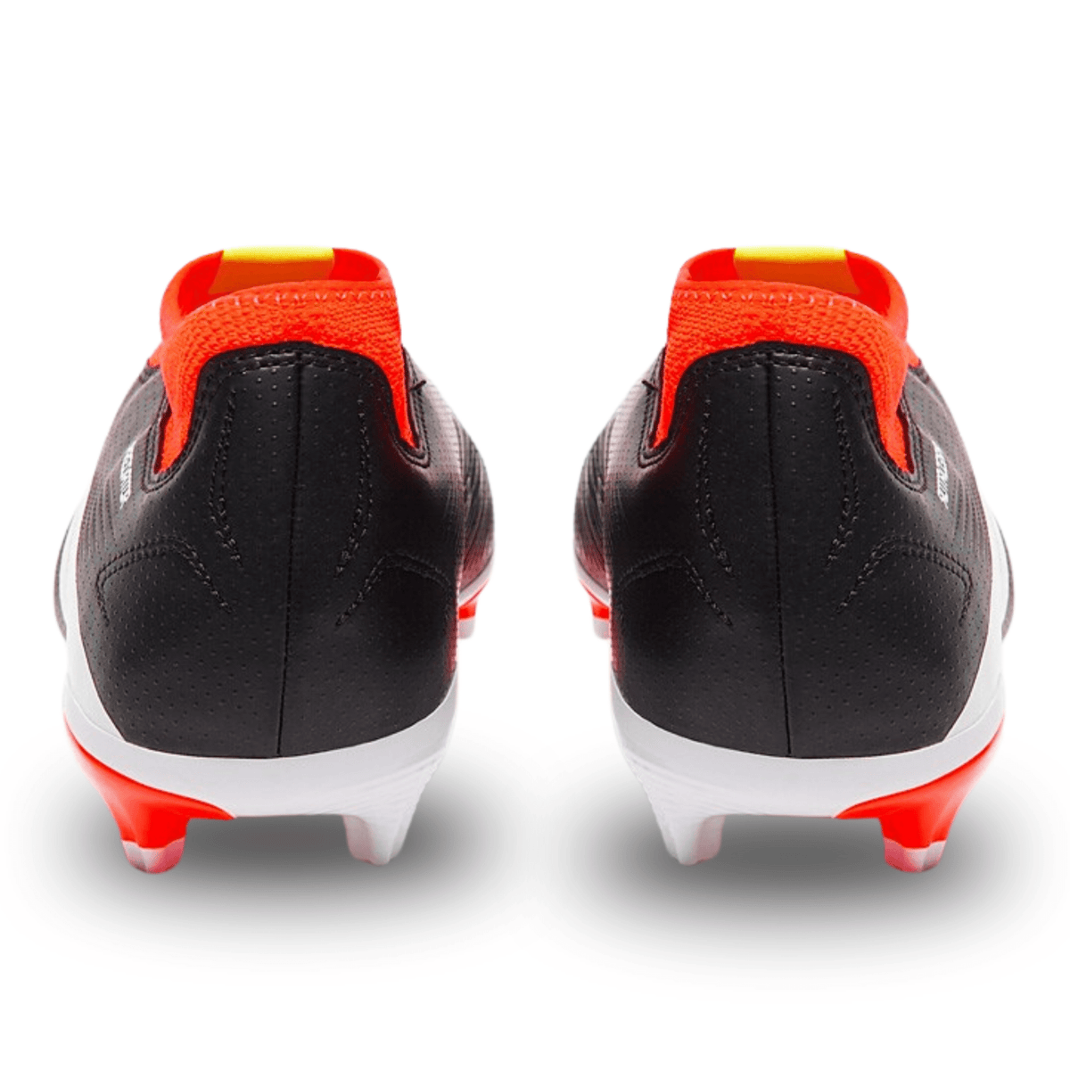 adidas Jr. Predator League Laceless Firm Ground Soccer Cleats (Core Black/White/Solar Red) | SoccerWearhouse