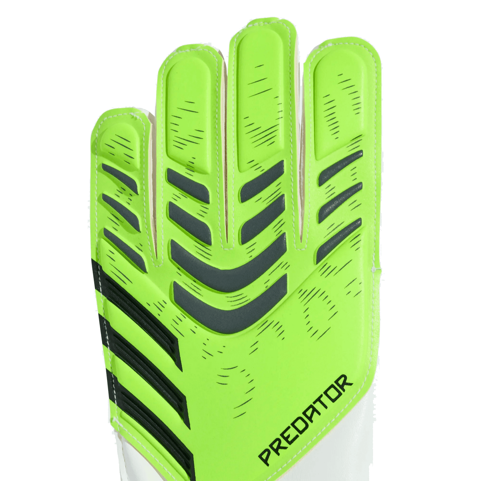 adidas Jr. Predator Training Goalkeeper Glove (Lucid Lemon/White) | SoccerWearhouse