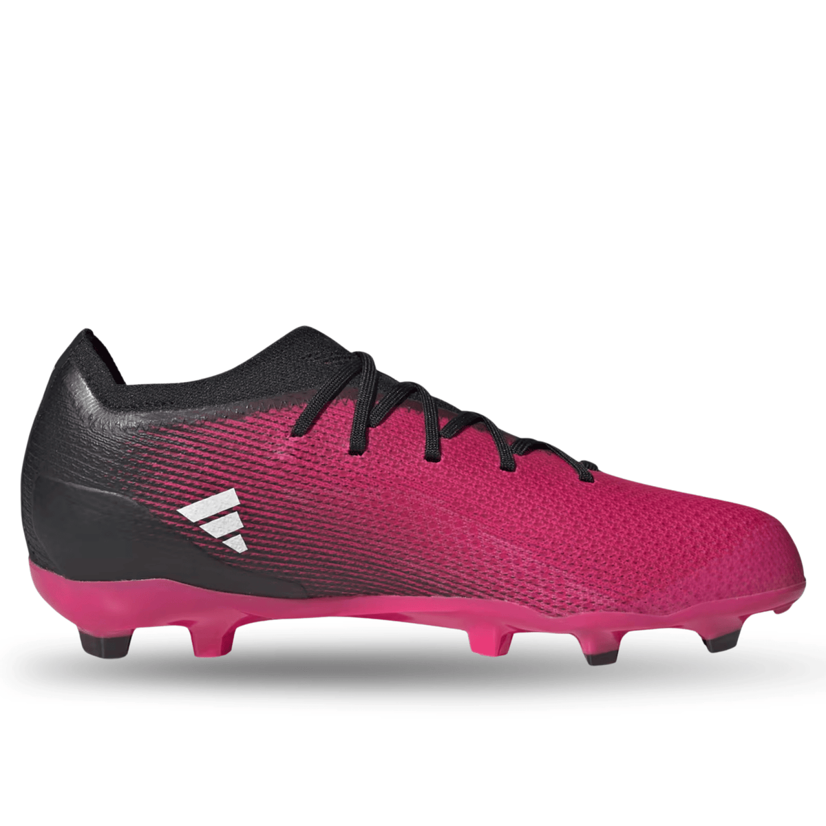 adidas Jr. X Speedportal.1 Firm Ground Soccer Cleats (Team Shock Pink/Black) | SoccerWearhouse