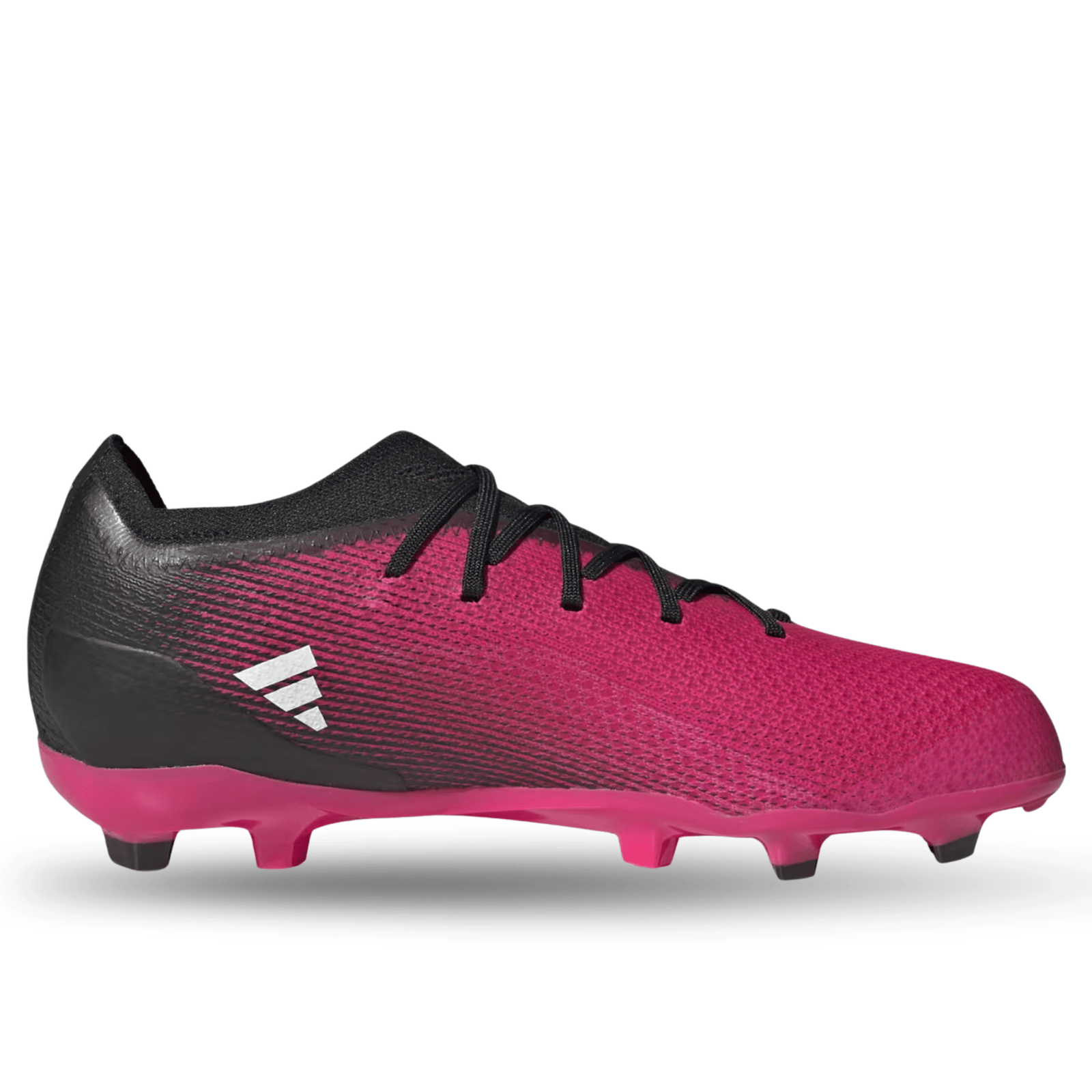 adidas Jr. X Speedportal.1 Firm Ground Soccer Cleats (Team Shock Pink/Black) | SoccerWearhouse