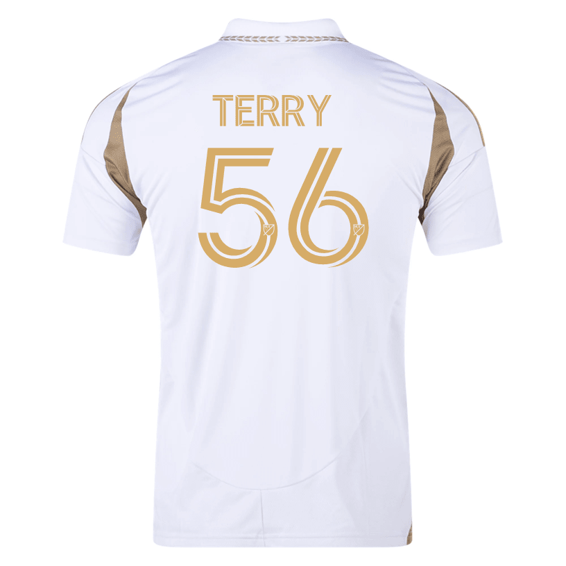 adidas Jude Terry LAFC Away Jersey 25/26 (White/Gold) | SoccerWearhouse