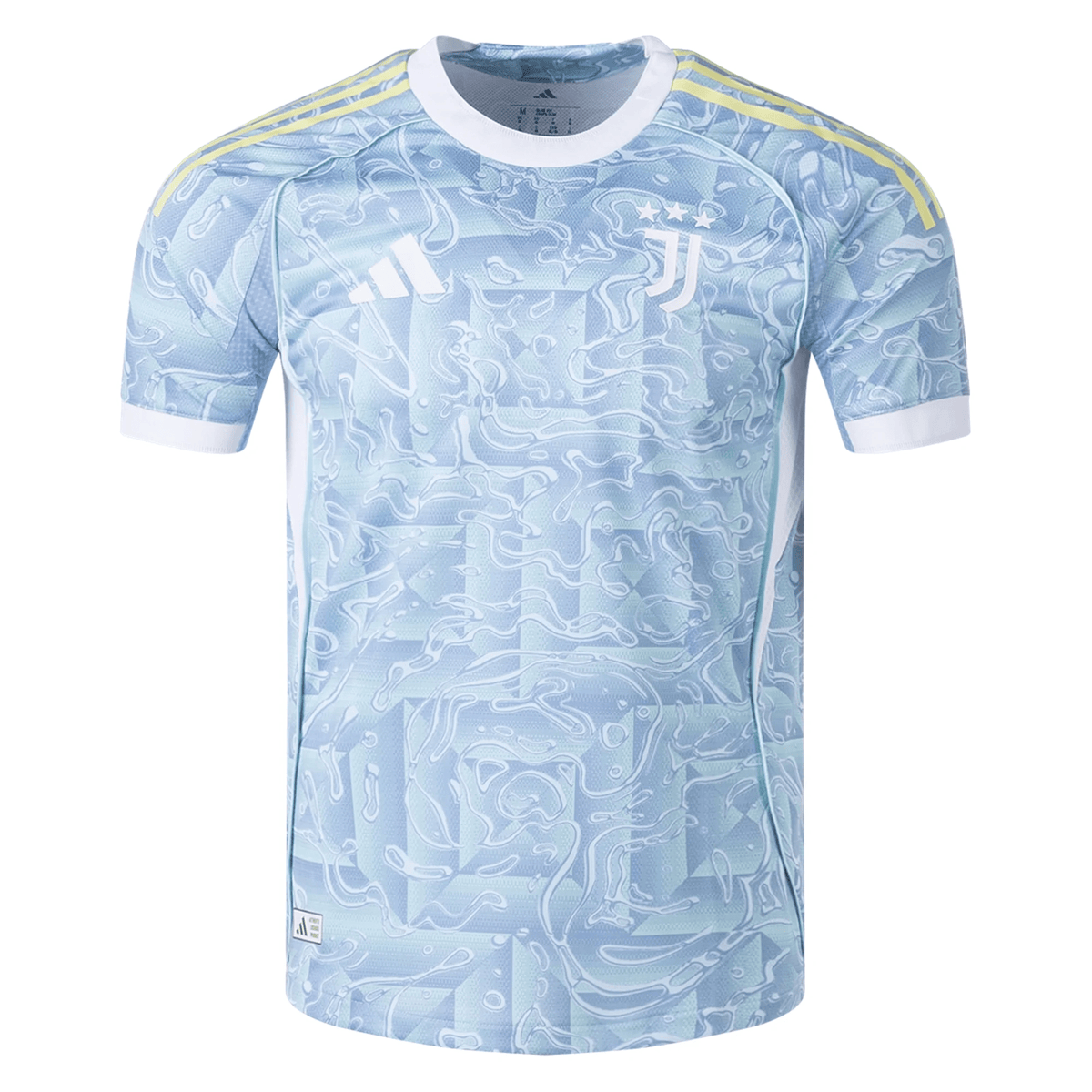 adidas Juventus Authentic Away Jersey 25/26 (Ash Blue) | SoccerWearhouse