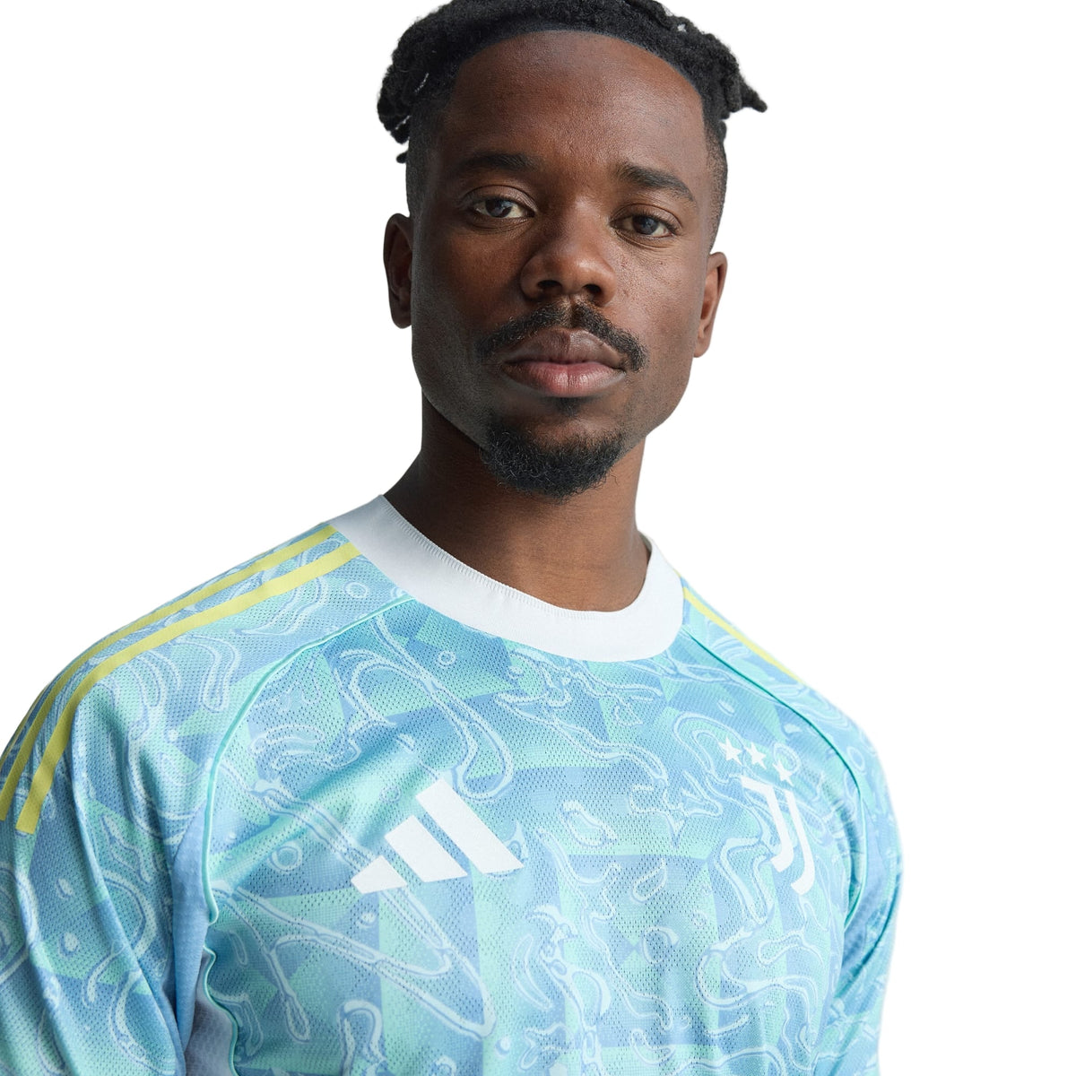 adidas Juventus Authentic Away Jersey 25/26 (Ash Blue) | SoccerWearhouse