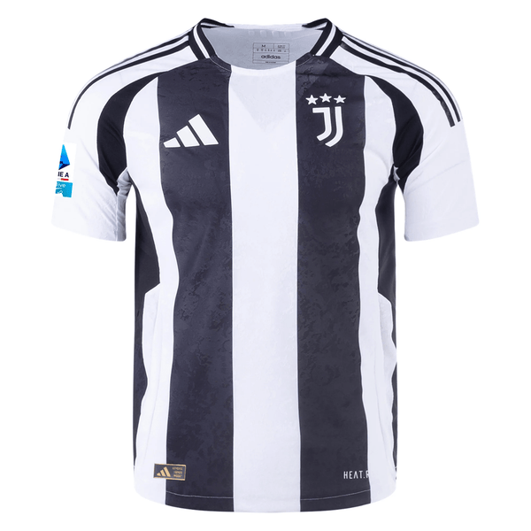 adidas Juventus Authentic Dušan Vlahović Home Jersey w/ Serie A Patch