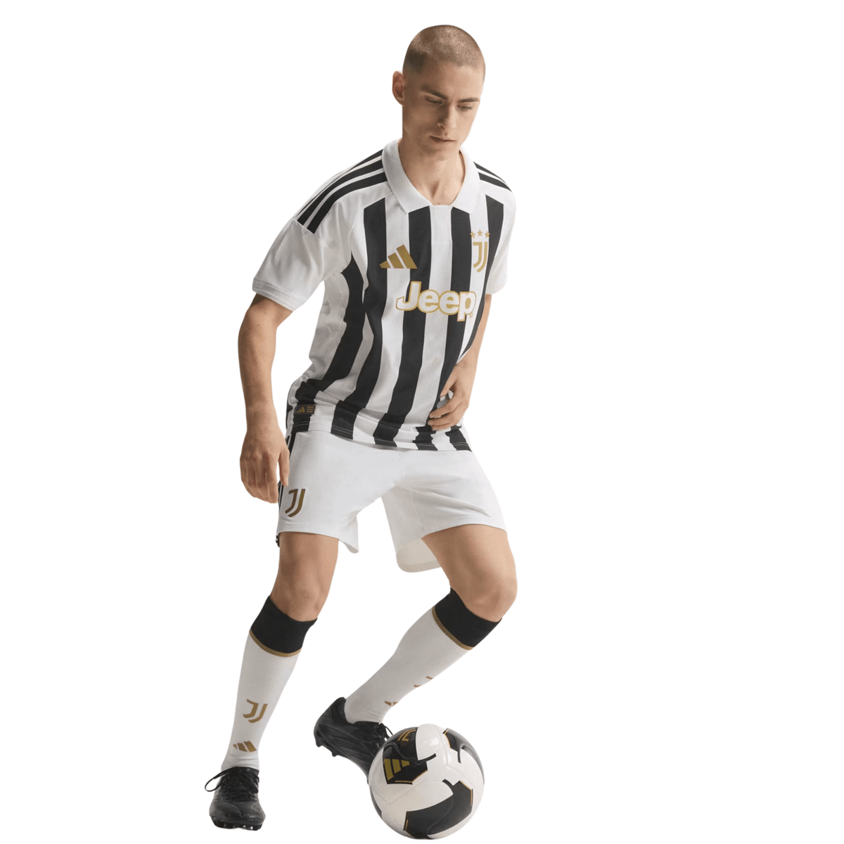 adidas Juventus Authentic Home Jersey 26/27 (Black/White) | SoccerWearhouse