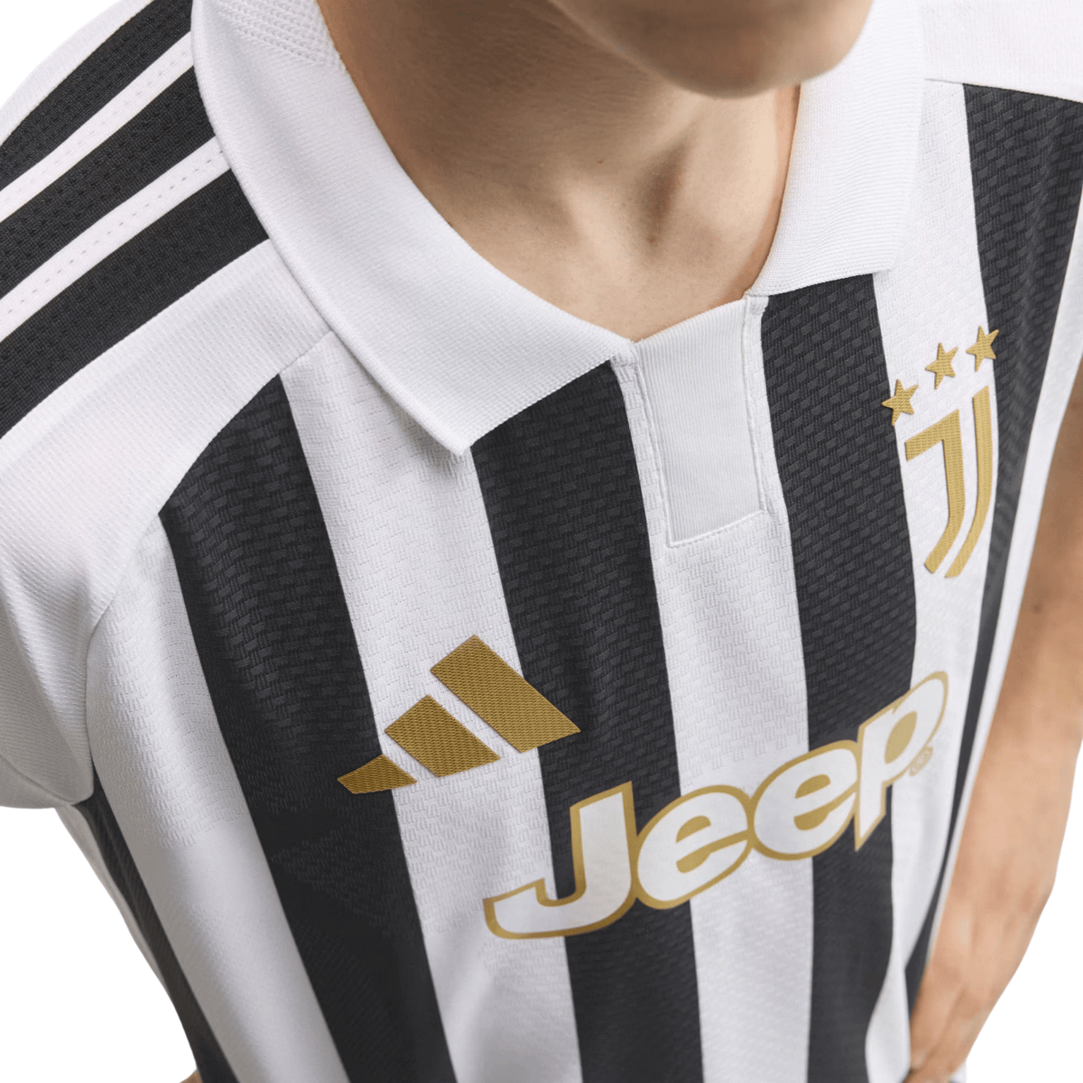 adidas Juventus Authentic Home Jersey 26/27 (Black/White) | SoccerWearhouse