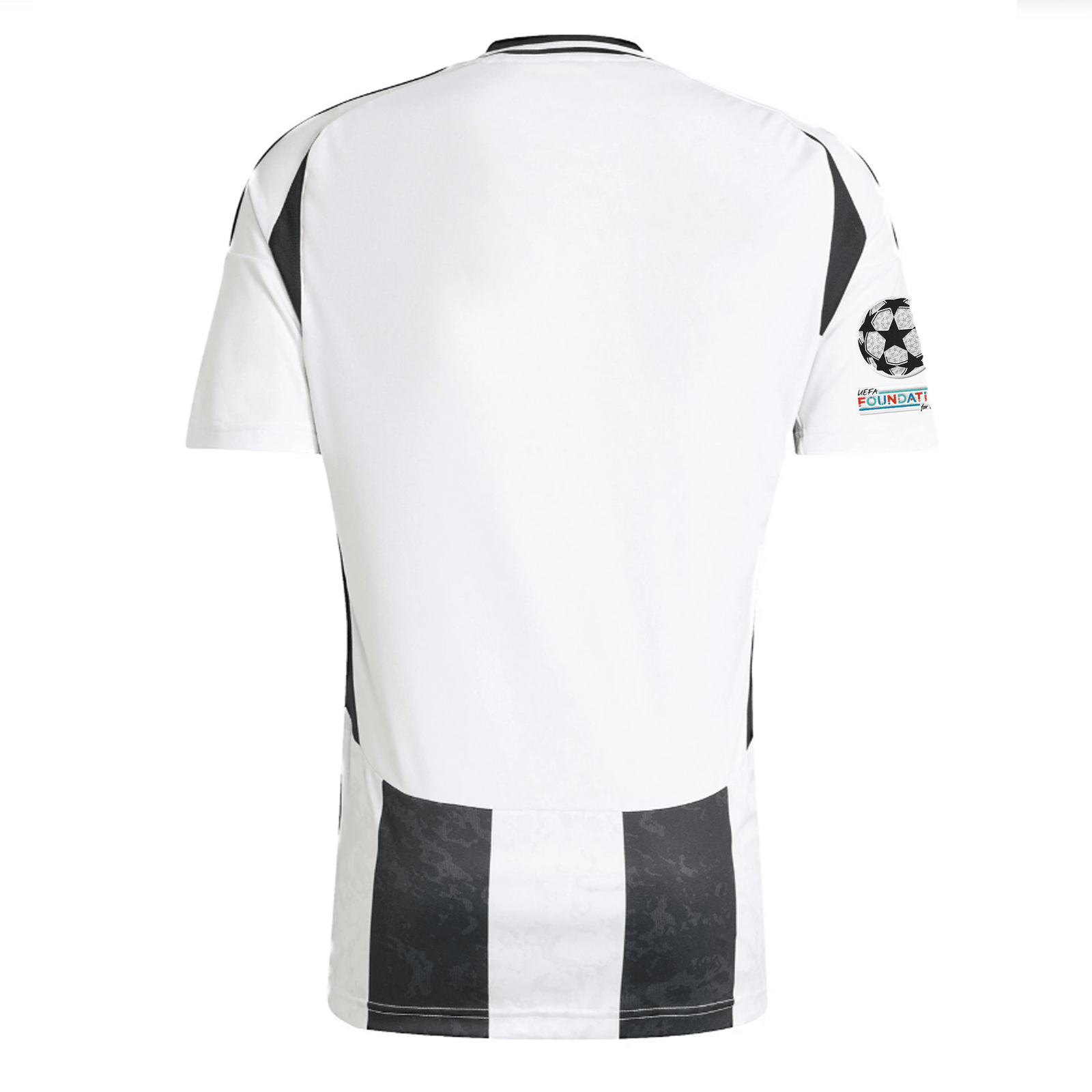 adidas Juventus Authentic Dušan Vlahović Home Jersey w/ Champions League + Copa Italia Patches 24/25 (White/Black) | SoccerWearhouse