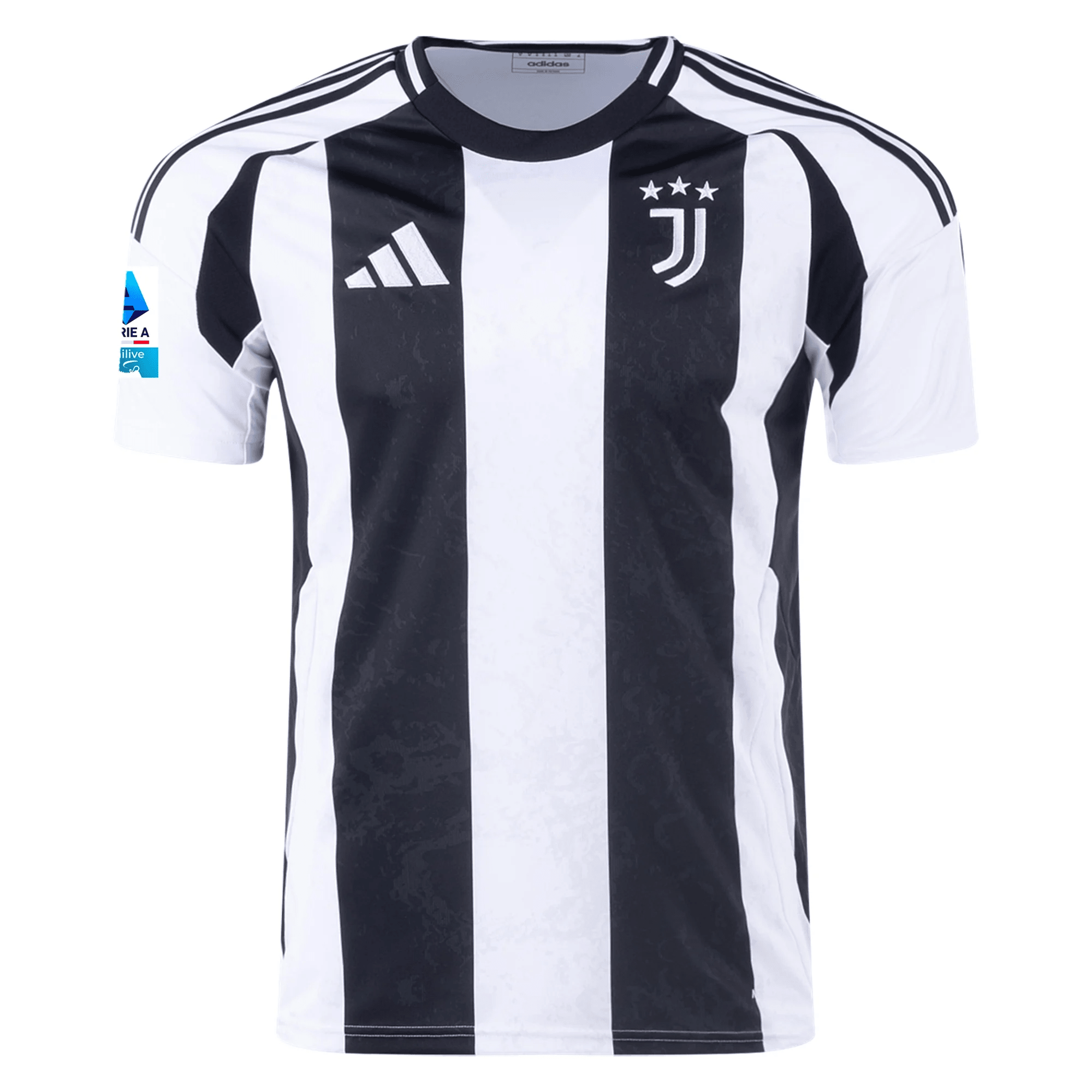 adidas Juventus Dušan Vlahović Home Jersey w/ Serie A Patch 24/25 (Whi