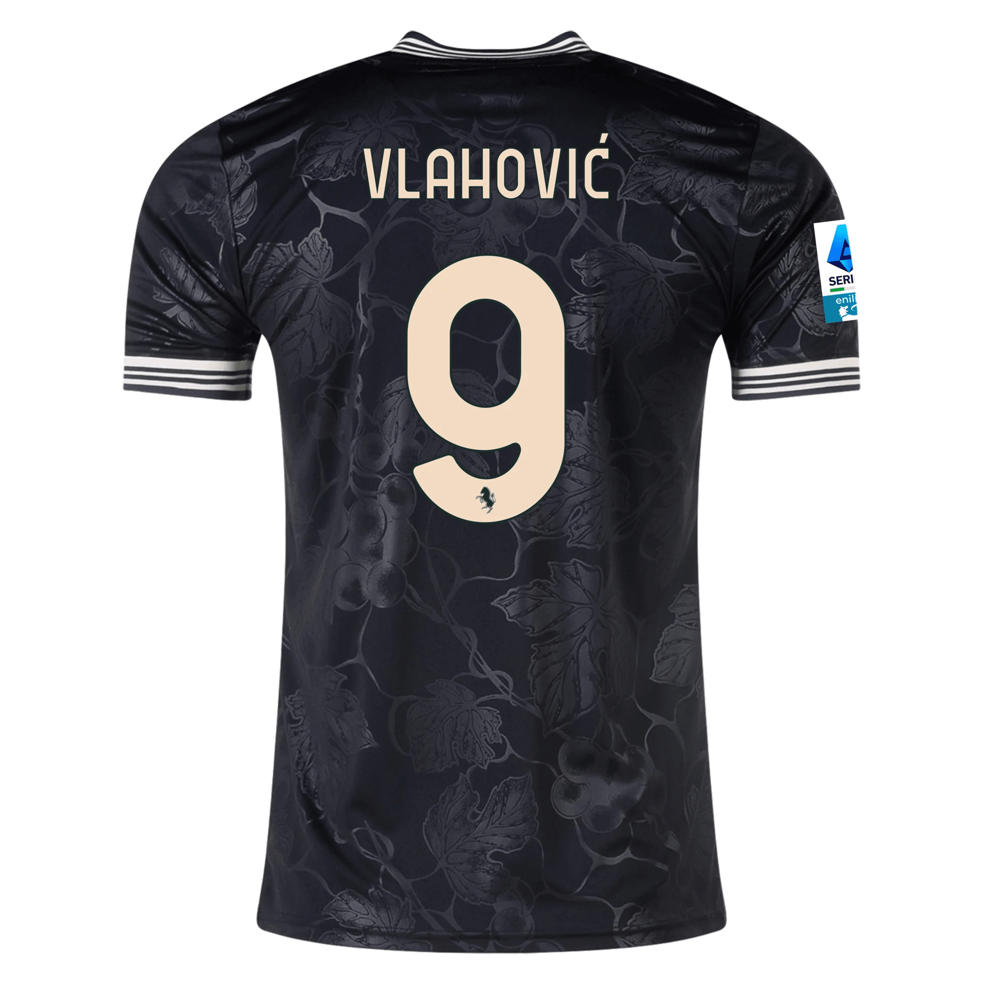 adidas Juventus Dušan Vlahović Third Jersey w/ Serie A Patch 25/26 (Bl