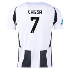 adidas Juventus Federico Chiesa Home Jersey w/ Serie A Patch 24/25 (Wh