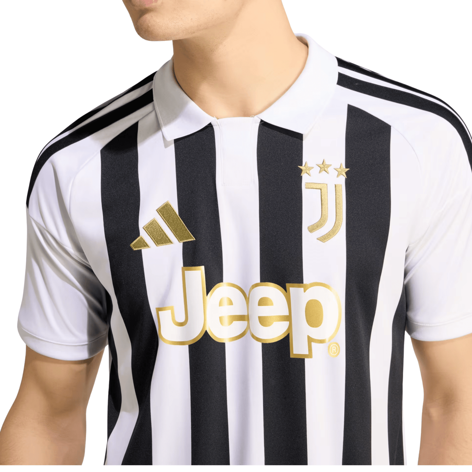 adidas Juventus Home Jersey 26/27 (Black/White) | SoccerWearhouse