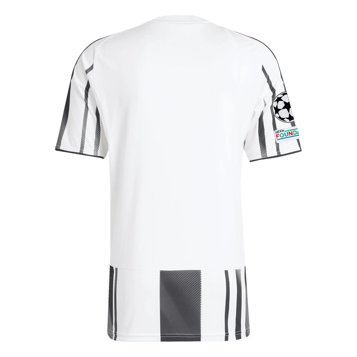 adidas Juventus Home Jersey w/ Champions League Patches 25/26 (White/Black/Pink) | SoccerWearhouse