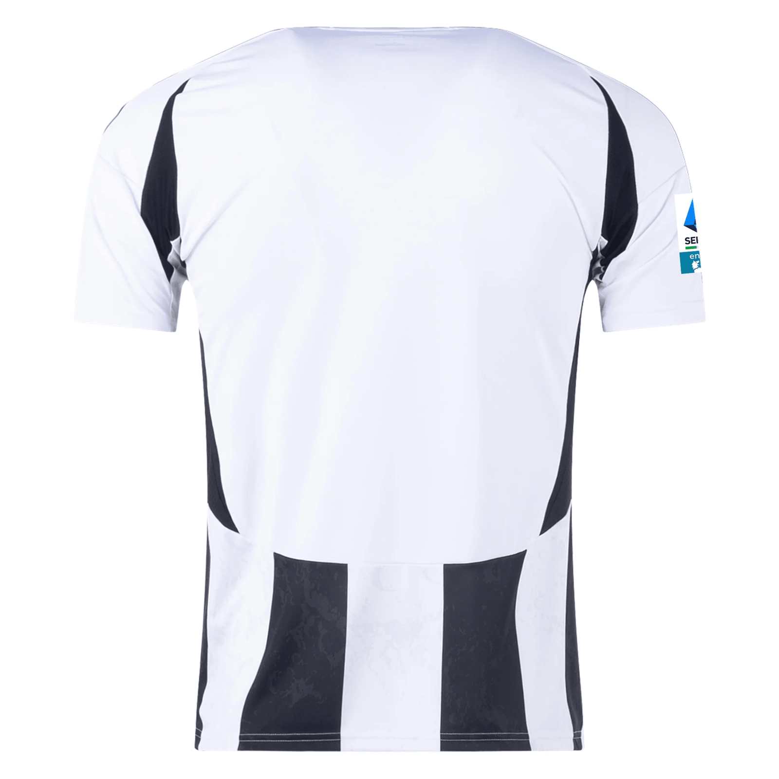 adidas Juventus Dušan Vlahović Home Jersey w/ Serie A Patch 24/25 (White/Black) | SoccerWearhouse