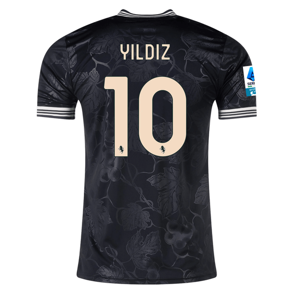 adidas Juventus Kenan Yildiz Third Jersey w/ Serie A Patch 25/26 (Blac