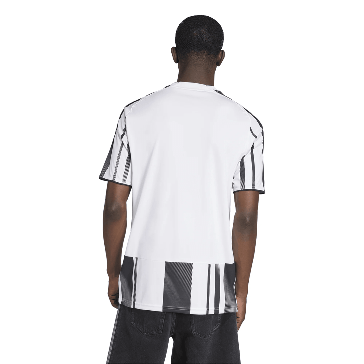adidas Juventus Rouhi Home Jersey w/ Champions League Patches 25/26 (White/Black/Pink) | SoccerWearhouse