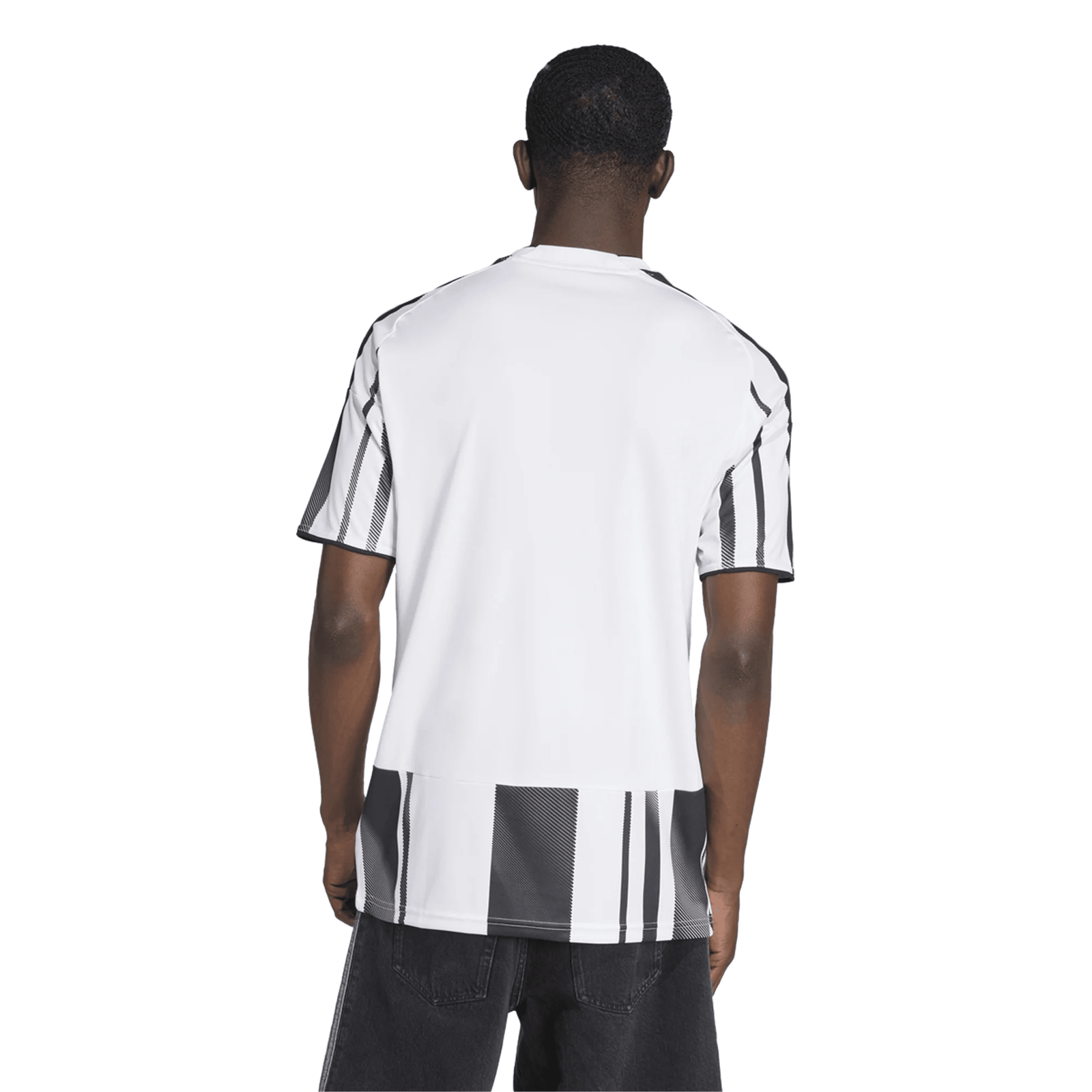 adidas Juventus Rouhi Home Jersey w/ Champions League Patches 25/26 (White/Black/Pink) | SoccerWearhouse
