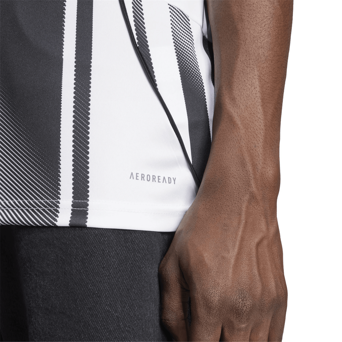 adidas Juventus Rouhi Home Jersey w/ Champions League Patches 25/26 (White/Black/Pink) | SoccerWearhouse